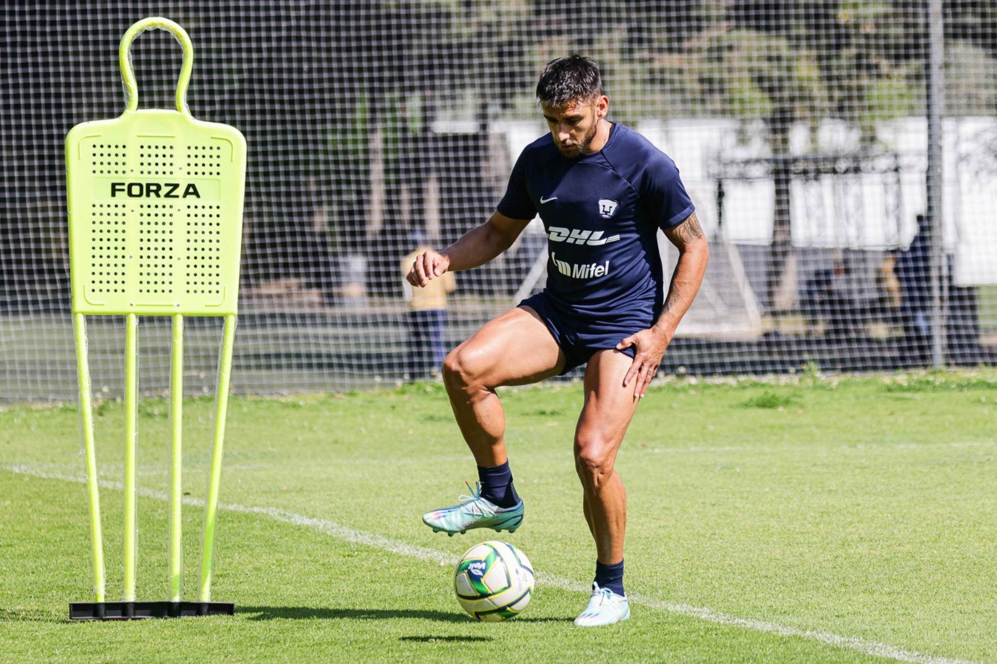 Salvio ha regresado a tocar bal�n con los universitarios