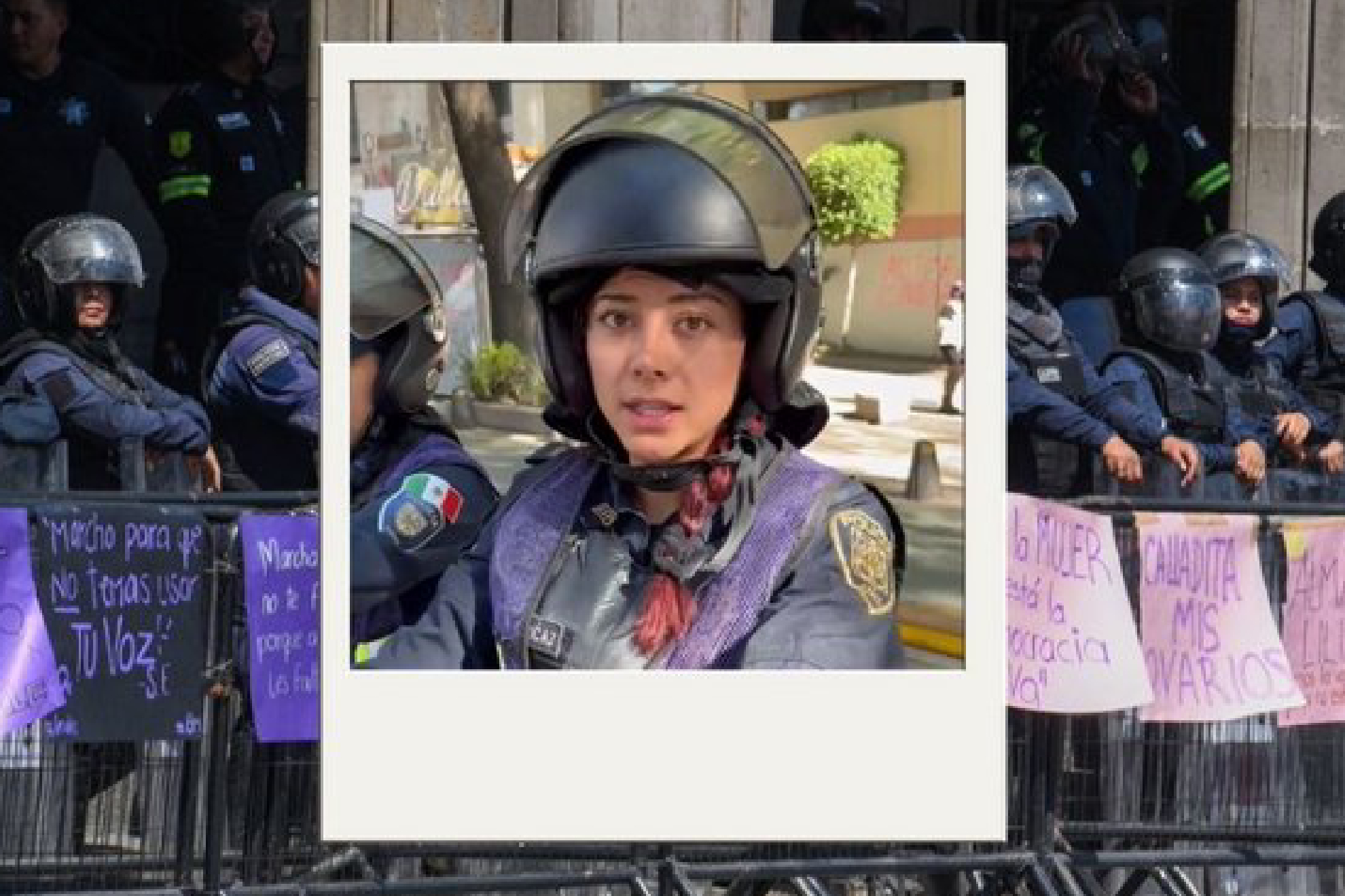 Ana Karen Picaz, con placa n�mero 994537 y que desde 2016 pertenece al cuerpo polic�aco de la CDMX