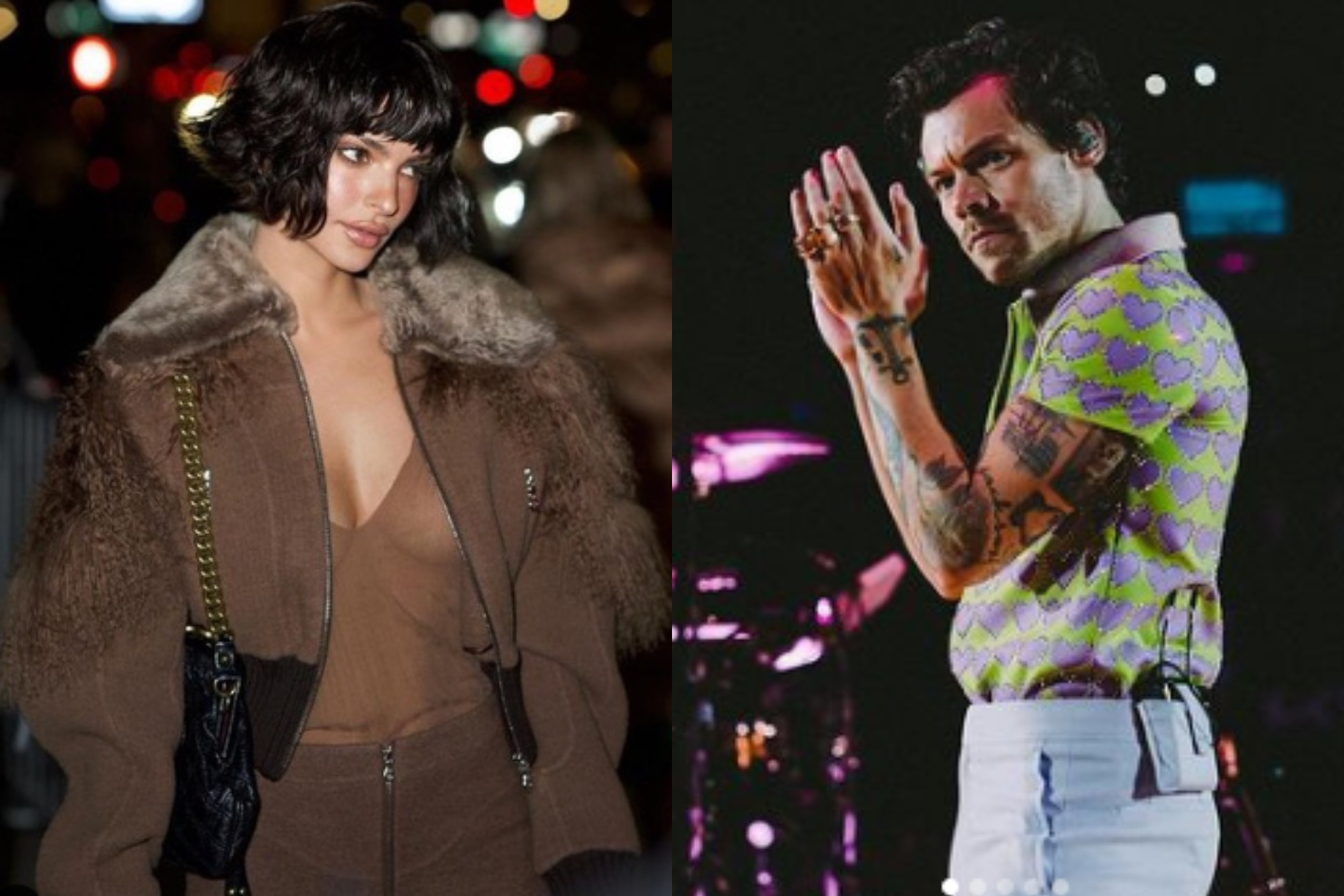 Emily Ratajkowski y Harry Styles.