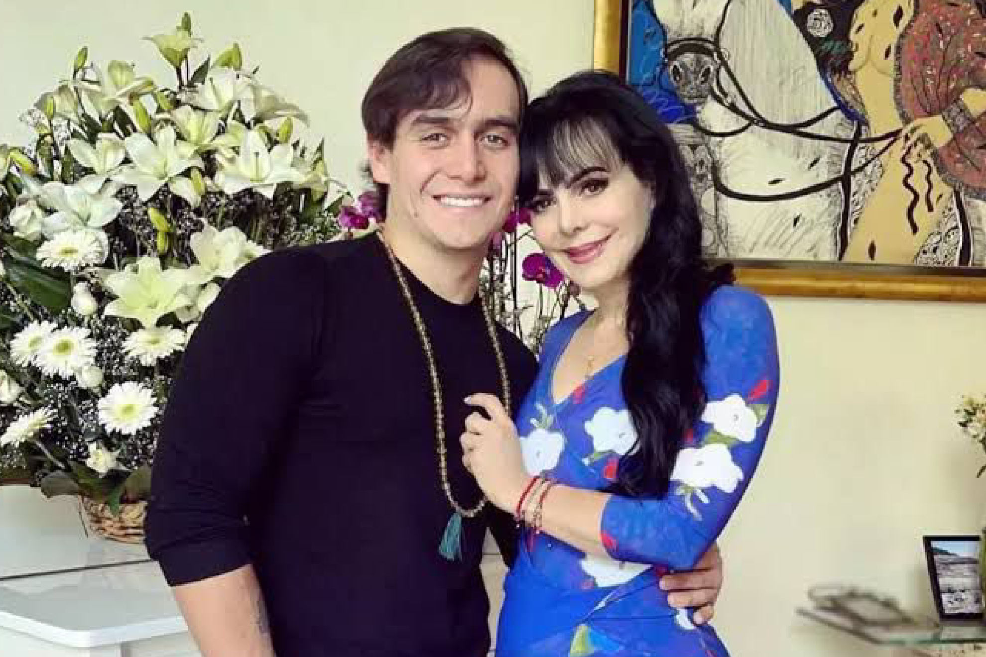 Juli�n Figueroa y Maribel Guardia, �l tambi�n hijo de Joan Sebastian