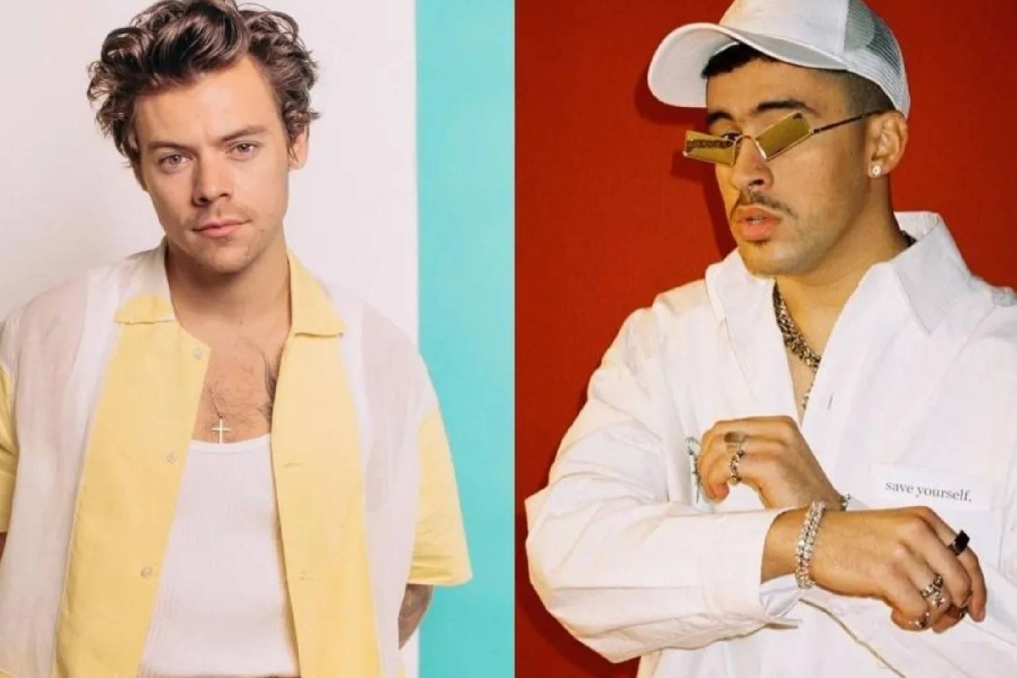 Bad Bunny, recibi� duras cr�ticas por compararse con Harry Styles
