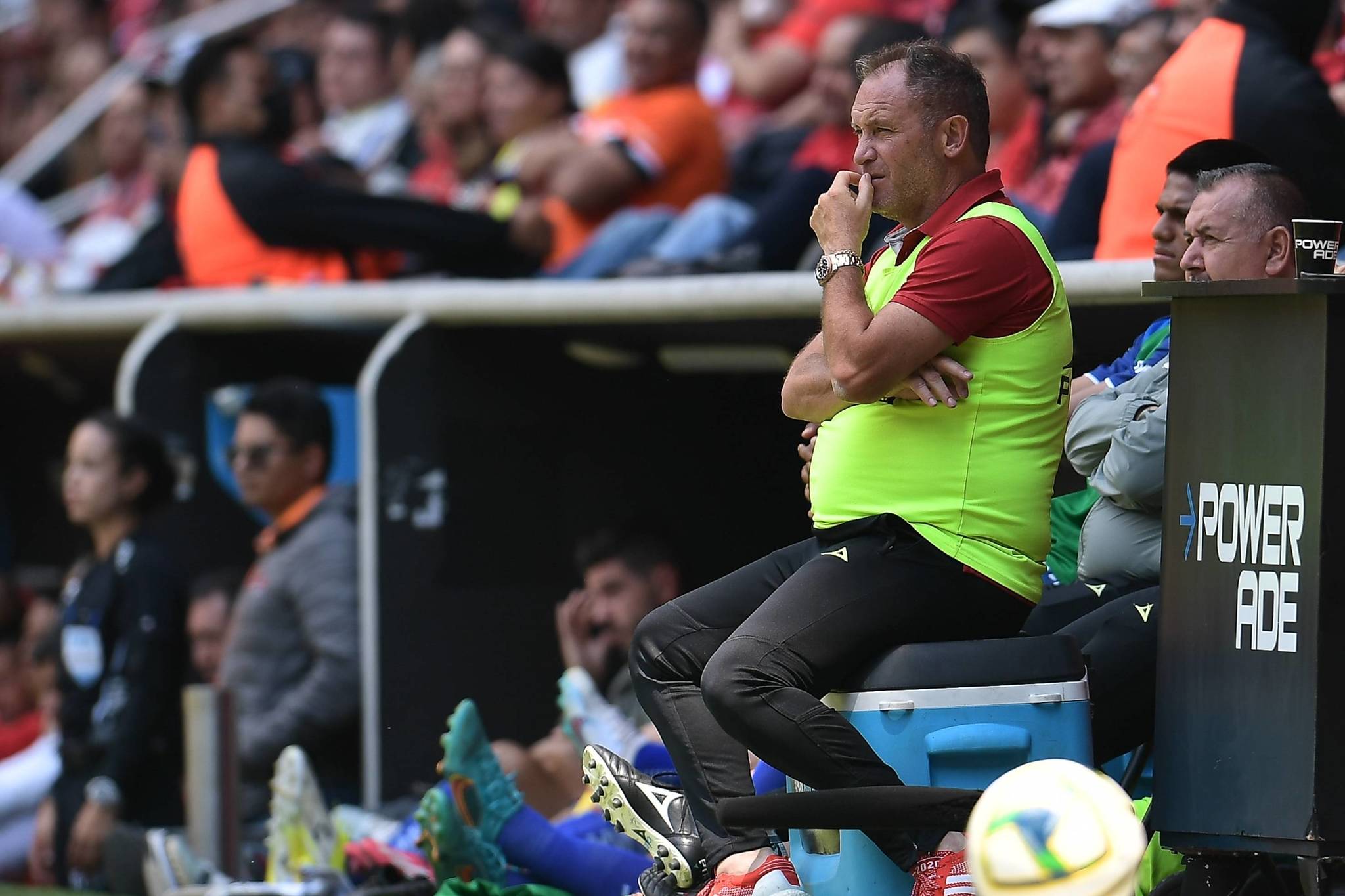 Lillini durante el partido de J17 frente a Toluca