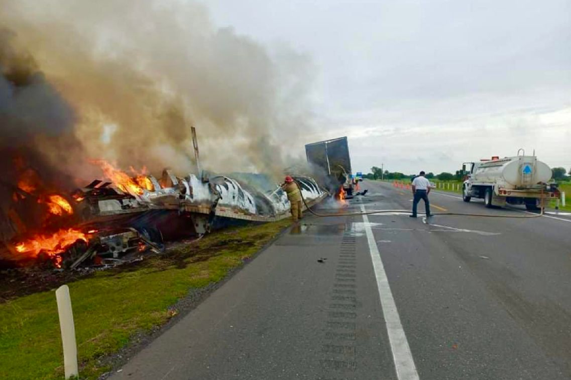 Impactantes im�genes de fatal accidente al norte del pa�s.