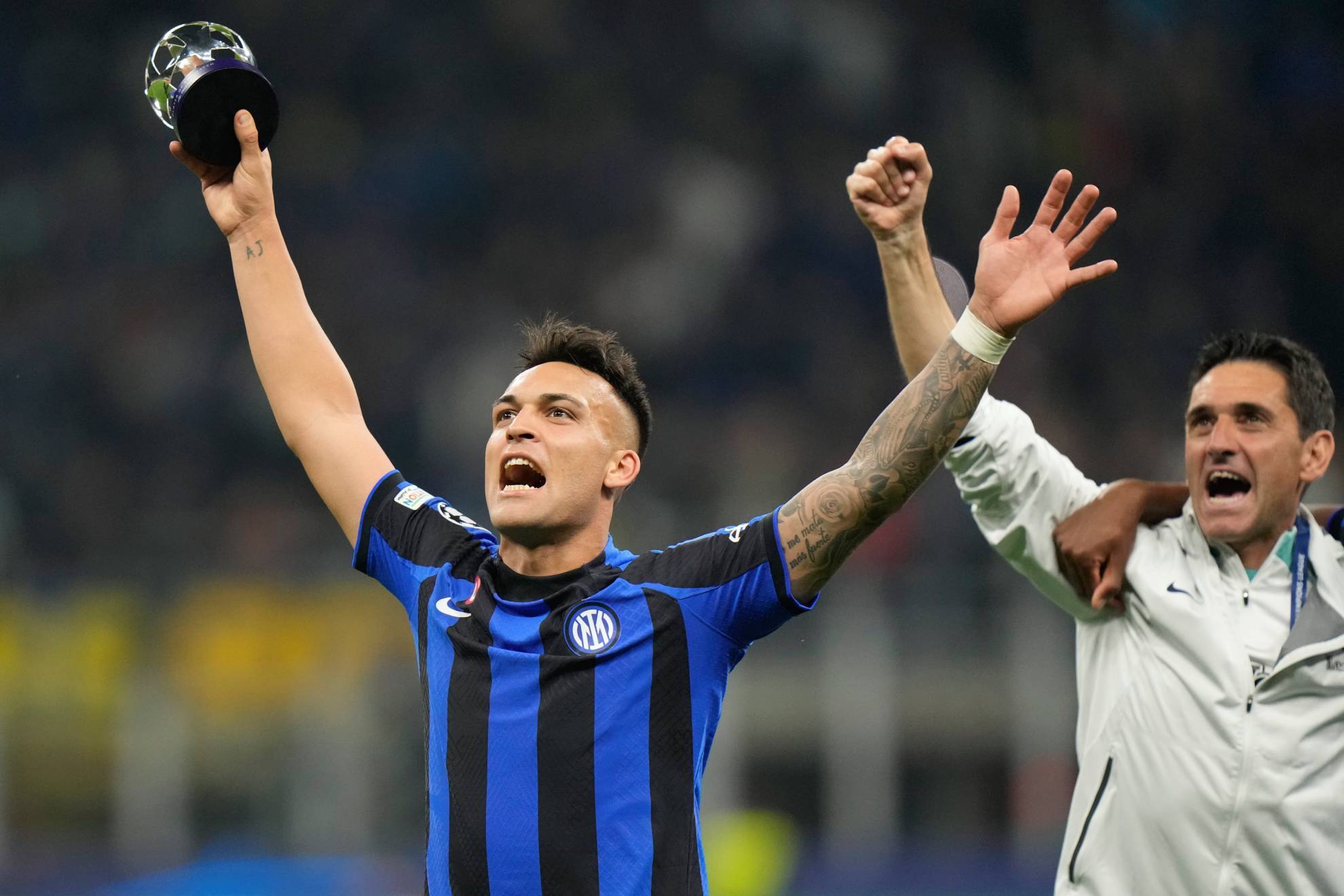 Lautaro, premiado como el m�s valioso ante AC Milan