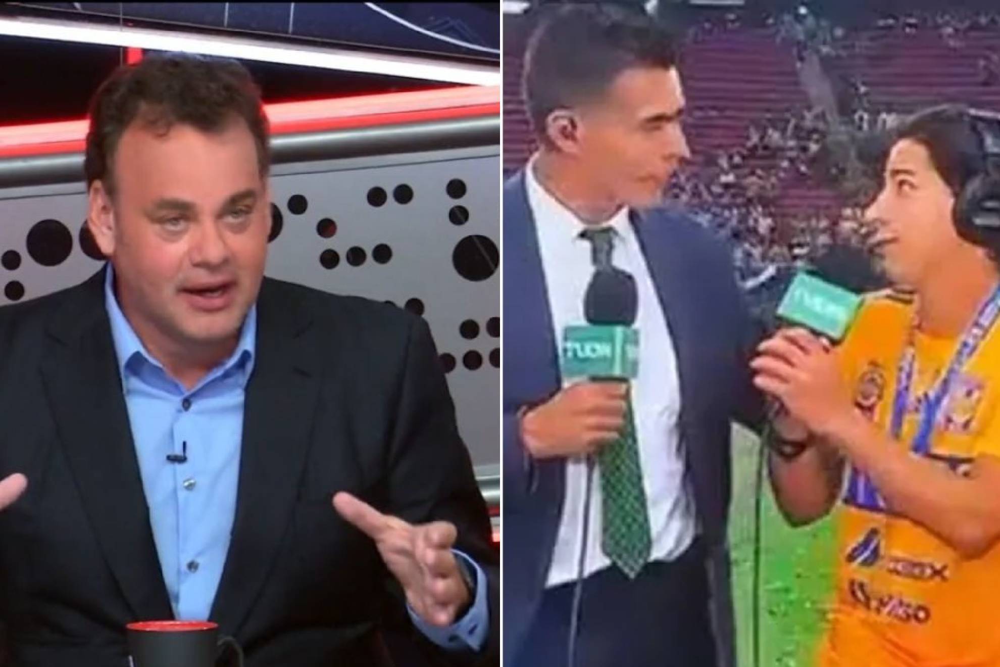 Oswaldo S�nchez y su pol�mica pregunta a Diego Lainez encontr� abogado defensor y es David Faitelson
