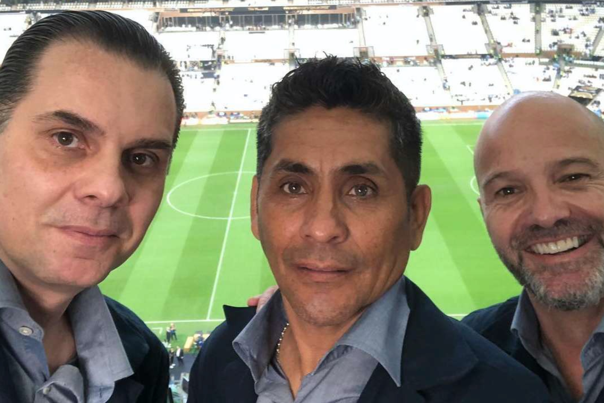 Chrtistian Martinoli, Jorge Campos y Luis Garc�a.