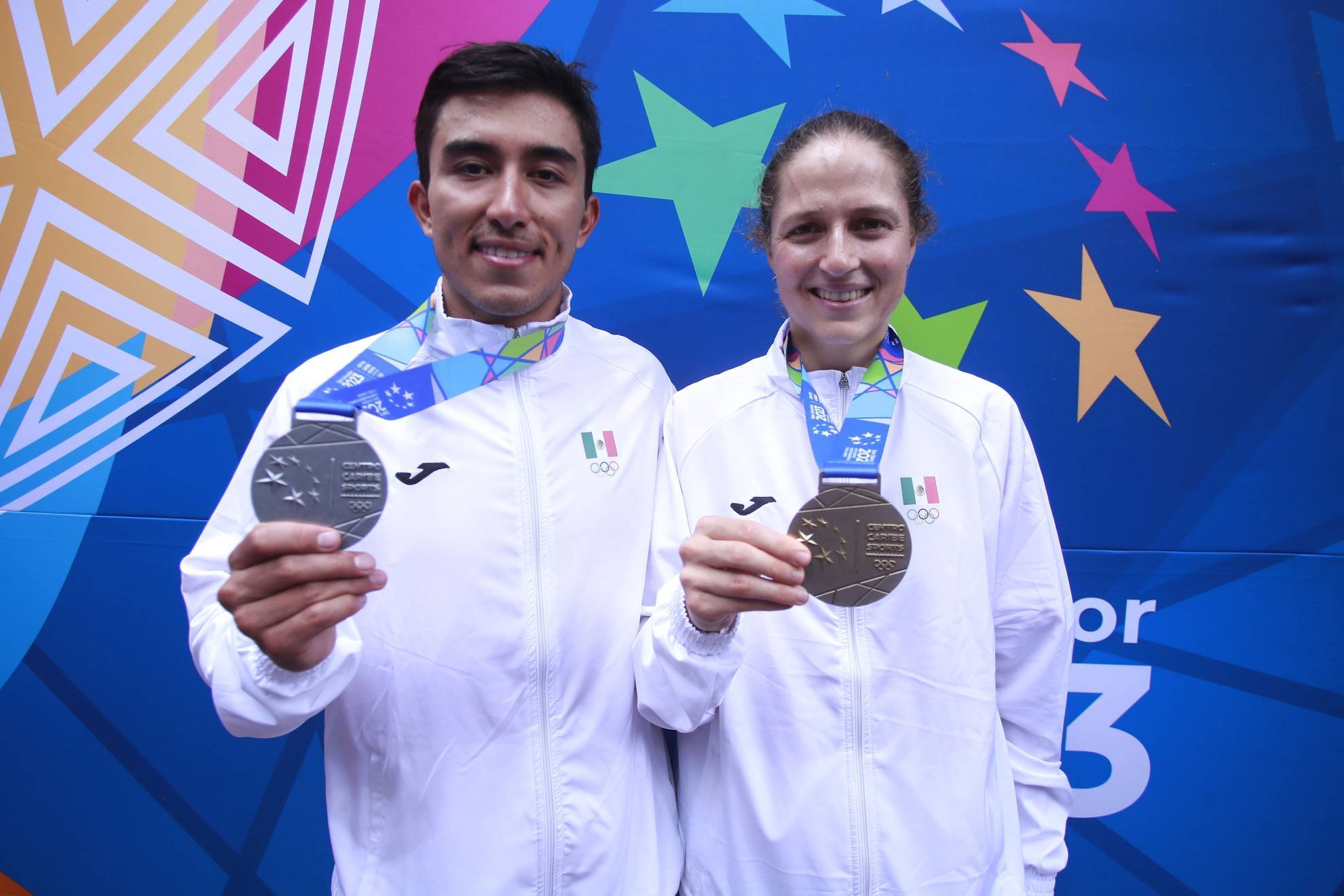 Daniela Campuzano y Gerardo Ulloa se subieron al podio en ciclismo de monta�a