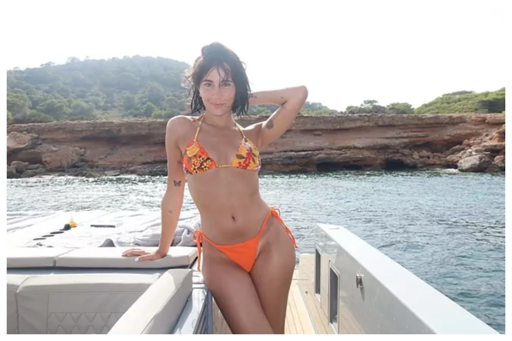 Aitana, posando en bikini