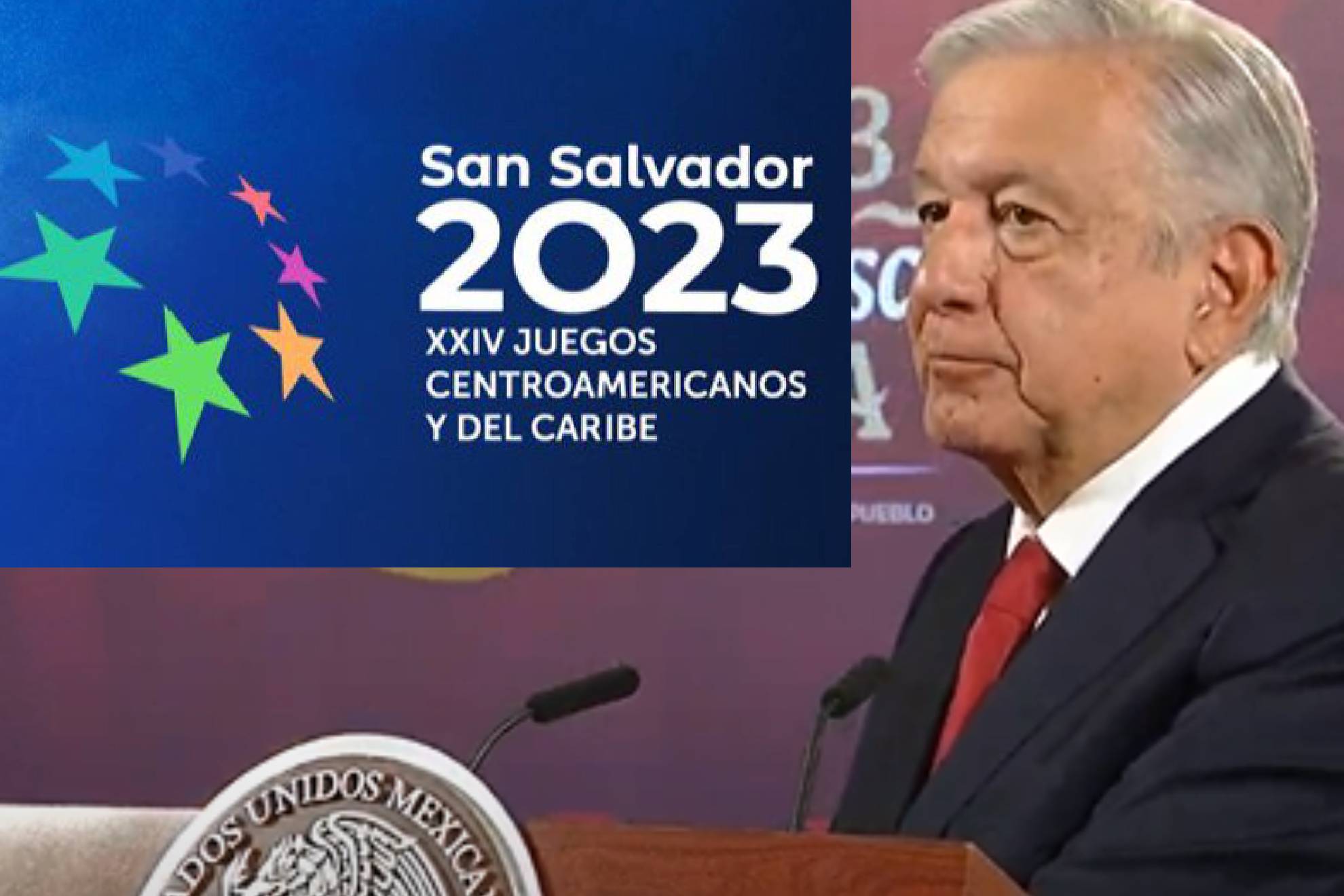 El Presidente de M�xico, Andr�s Manuel L�pez Obrador, destac� la participaci�n de M�xico en los Juegos Centroamericanos