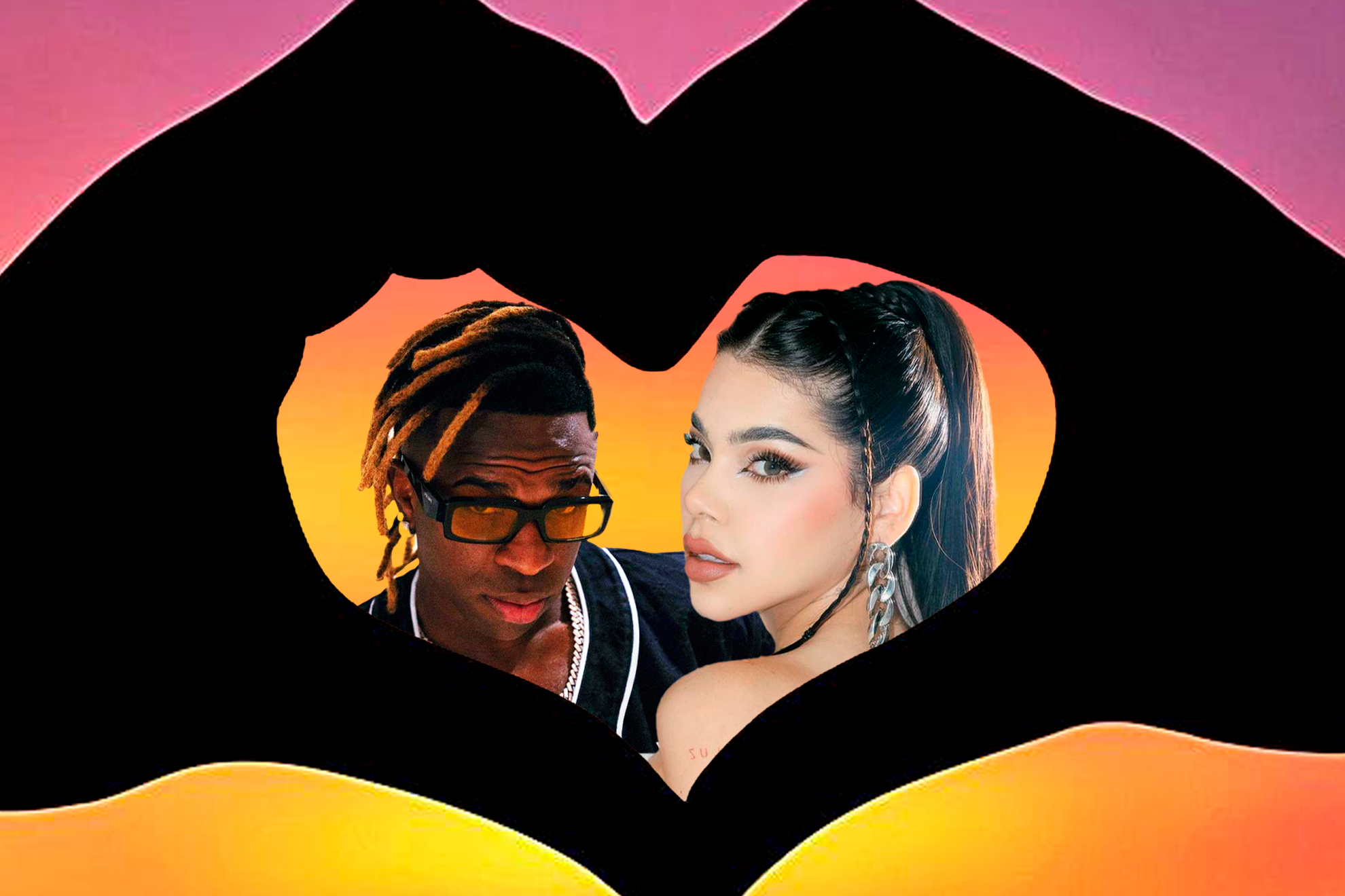 Posible romance entre Kenia OS y Vinicius Jr