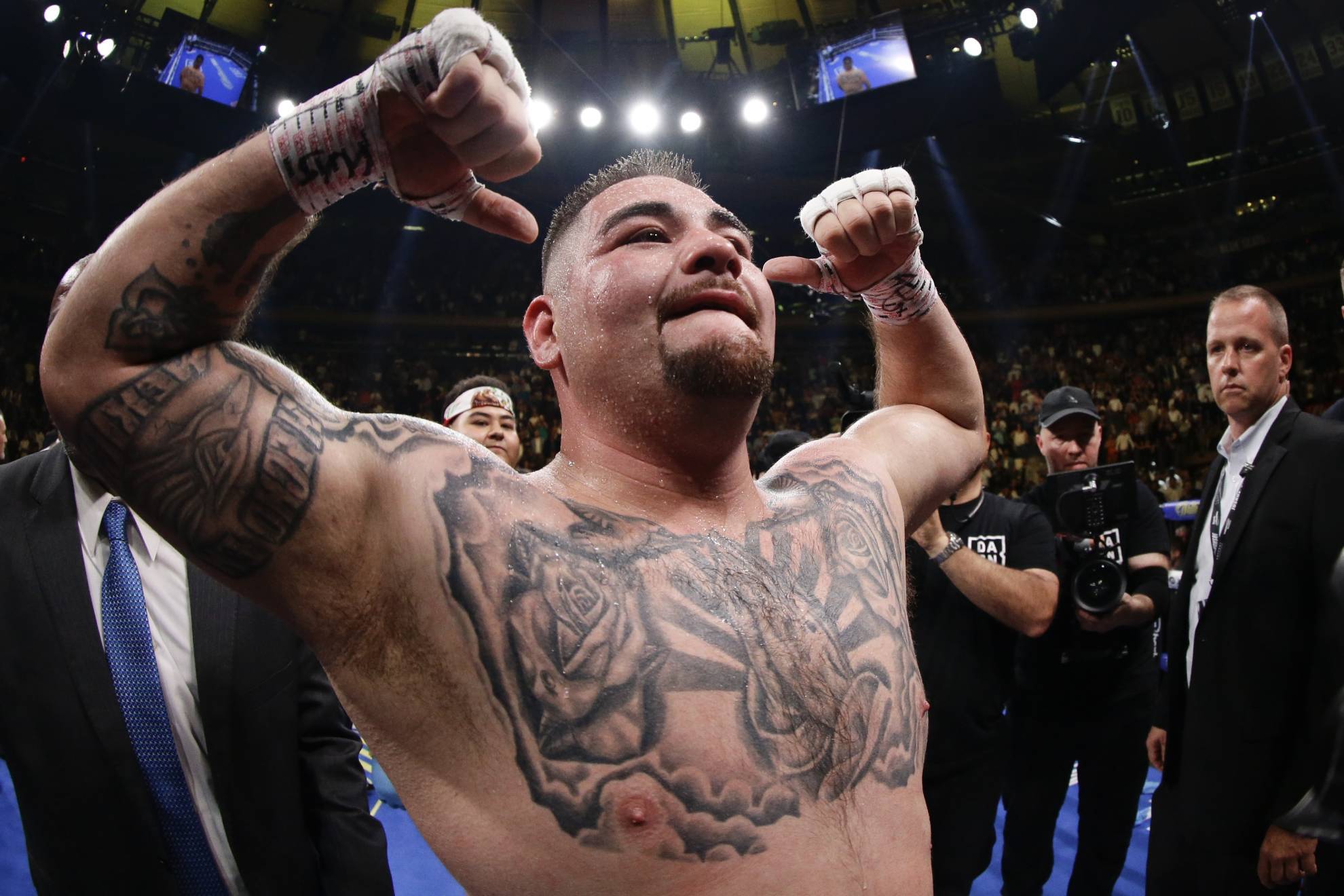 Andy Ruiz responde a Deontay Wilder: Este ni�o gordo te patear� el trasero