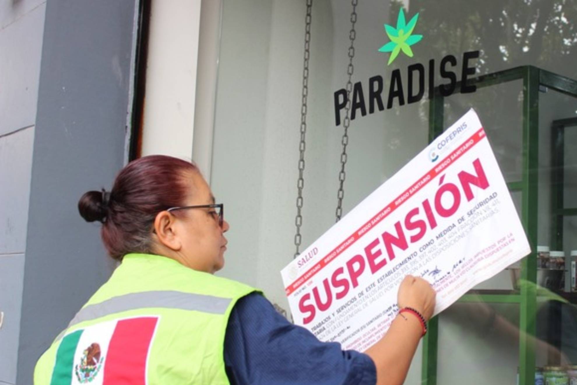La Cofepris coloc� sellos de suspensi�n en la sucursal de Paradise N�poles  CDMX