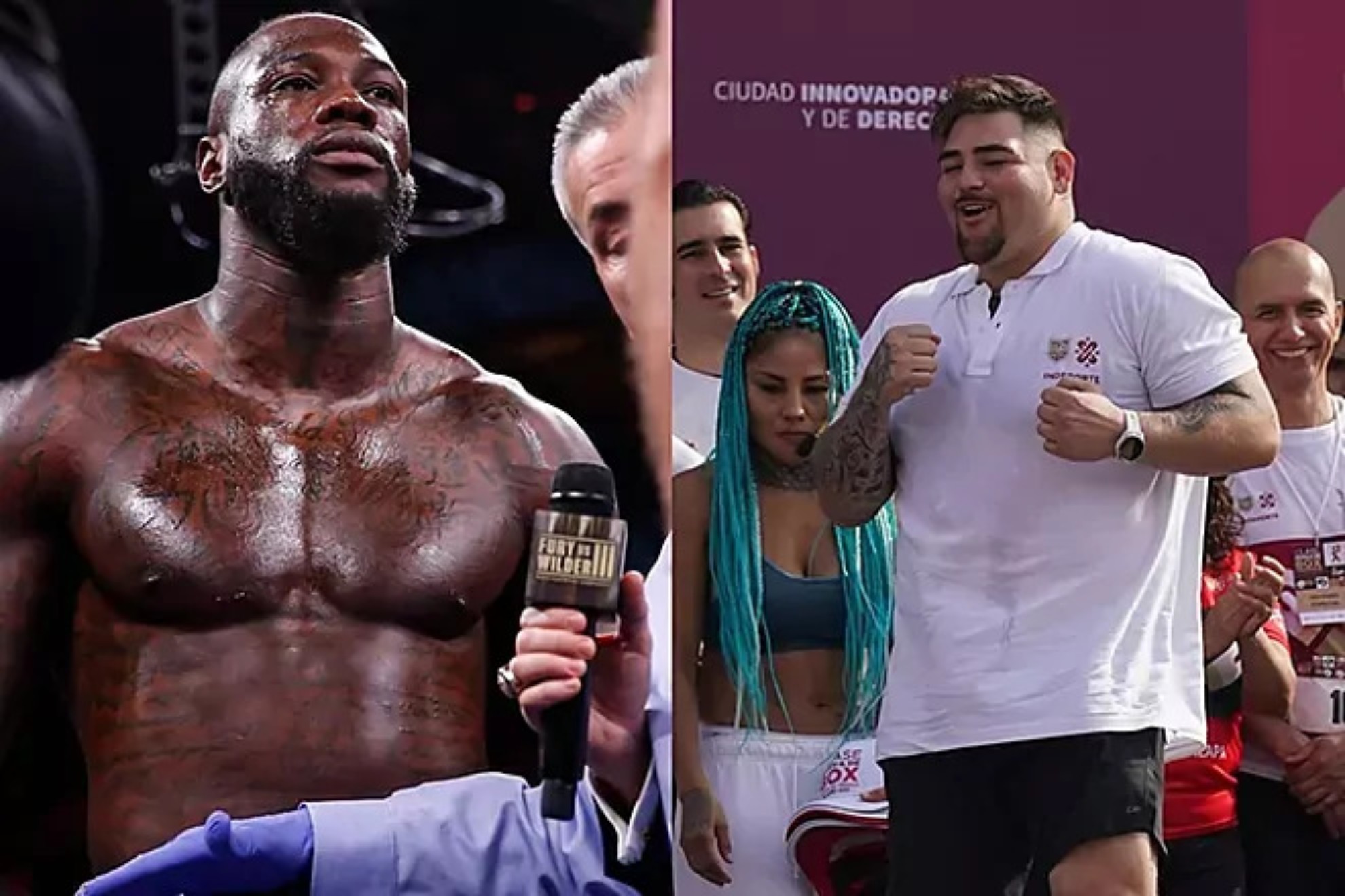 Andy Ruiz Jr. busca por todos los medios poder subir al ring para enfrentar a Deontay Wilder.