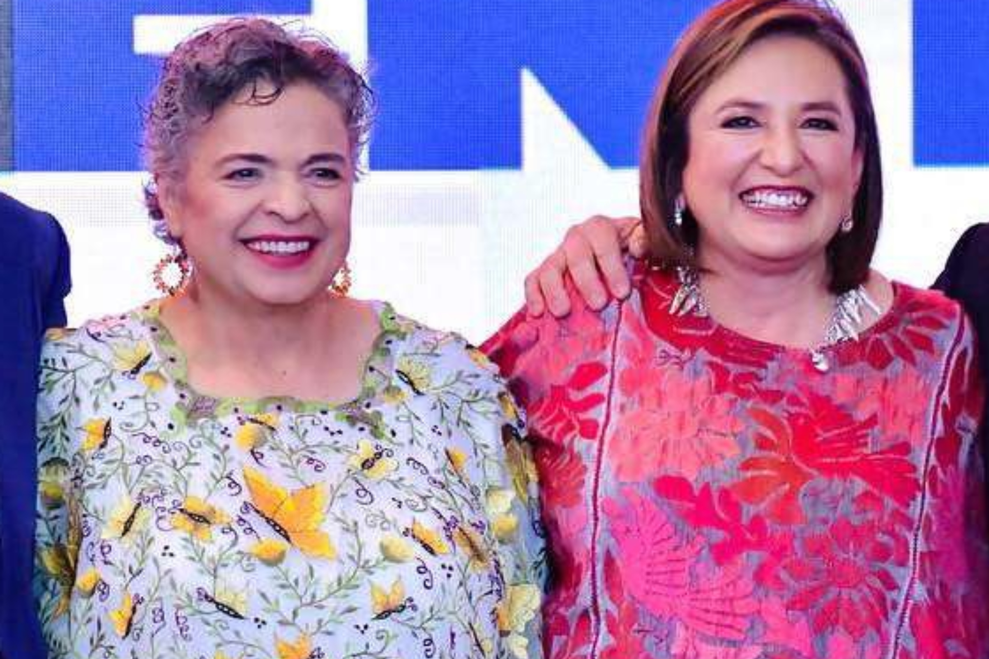 Beatriz Paredes (izquierda) y X�chitl G�lvez.