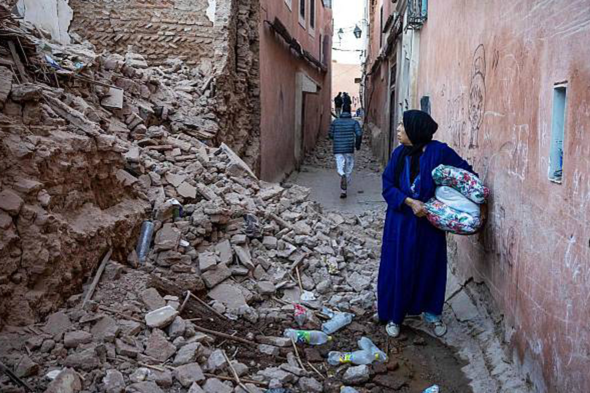 Escenas devastadoras tras el terremoto m�s poderoso en la memoria de Marruecos