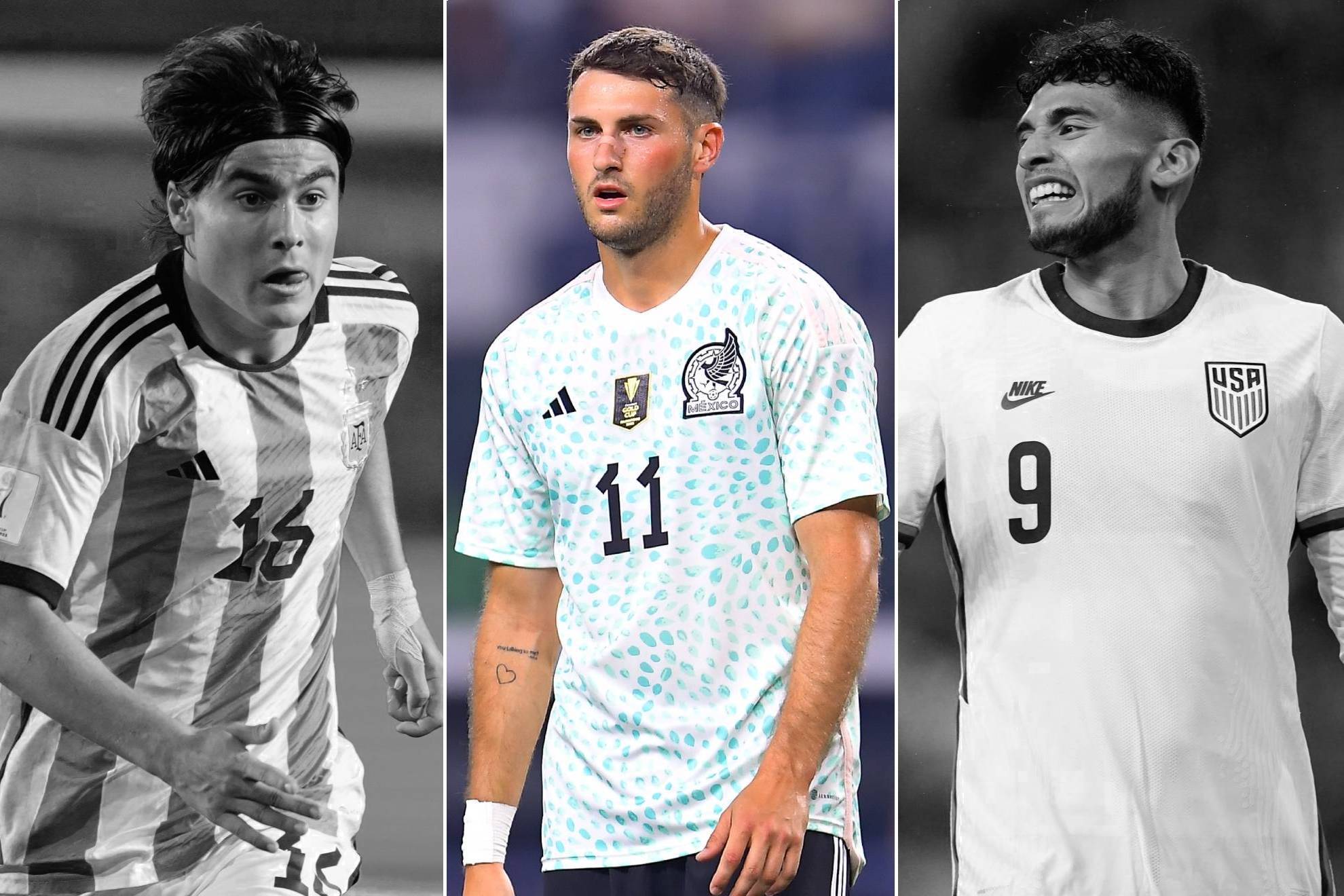 Santiago Gim�nez Selecci�n Mexicana Andr�s Lillini Alejandro Zendejas Ricardo Pepi Brandon V�zquez Luka Romero Luca Mart�nez Dupuy