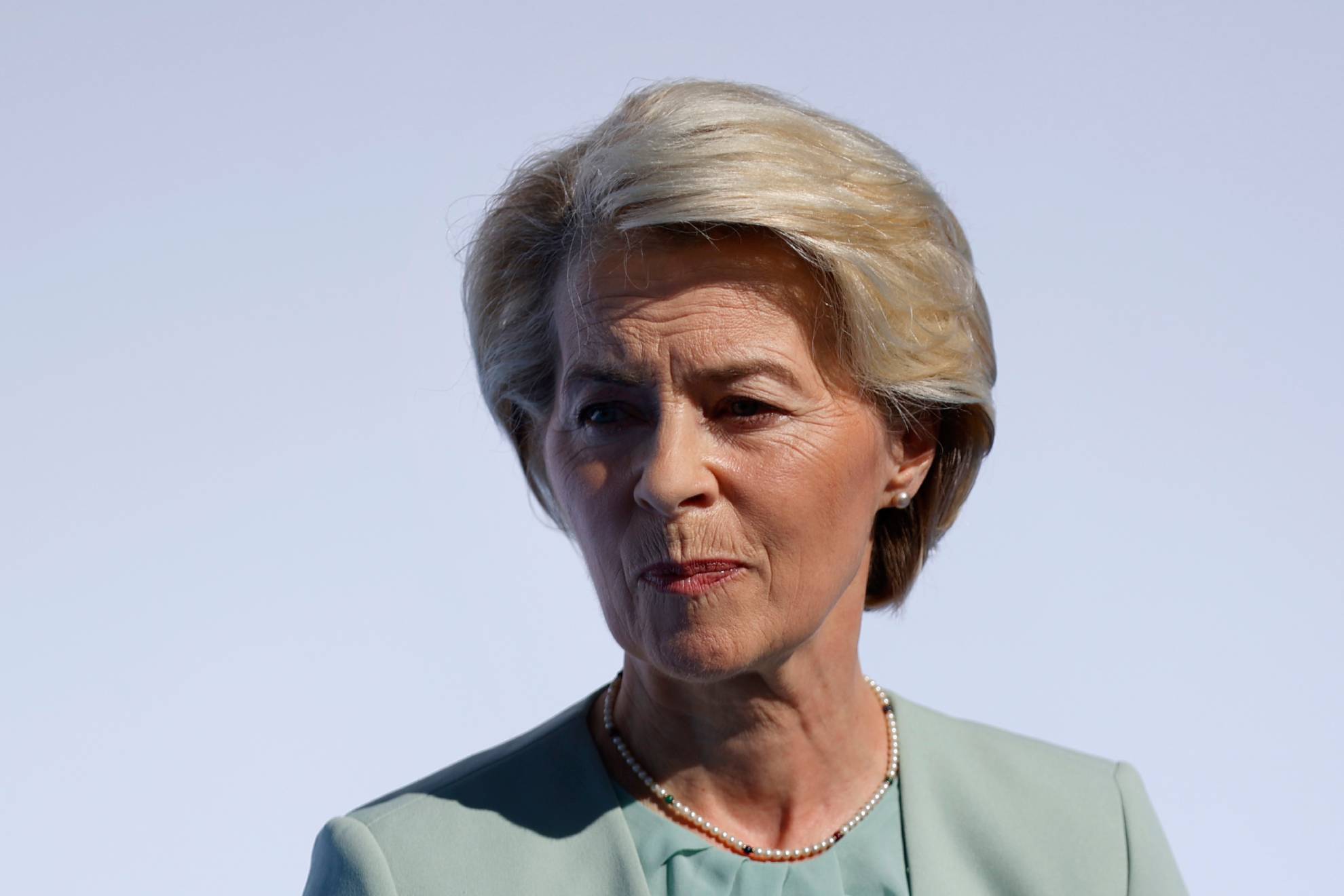 Ursula von der Leyen, presidenta de la Comisi�n Europea en Israel