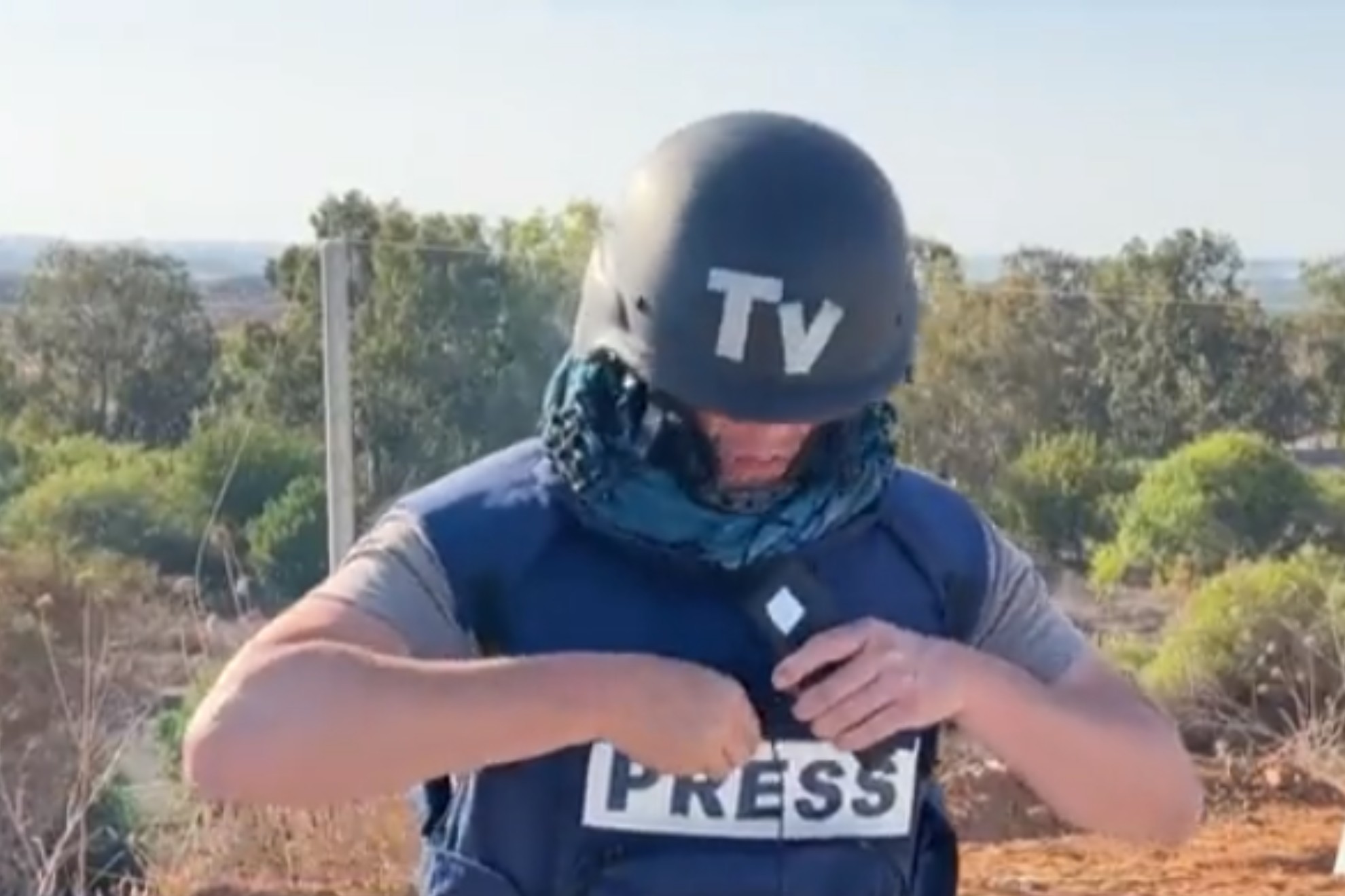 Horacio Rocha tuvo que abandonar la transmisi�n en vivo.