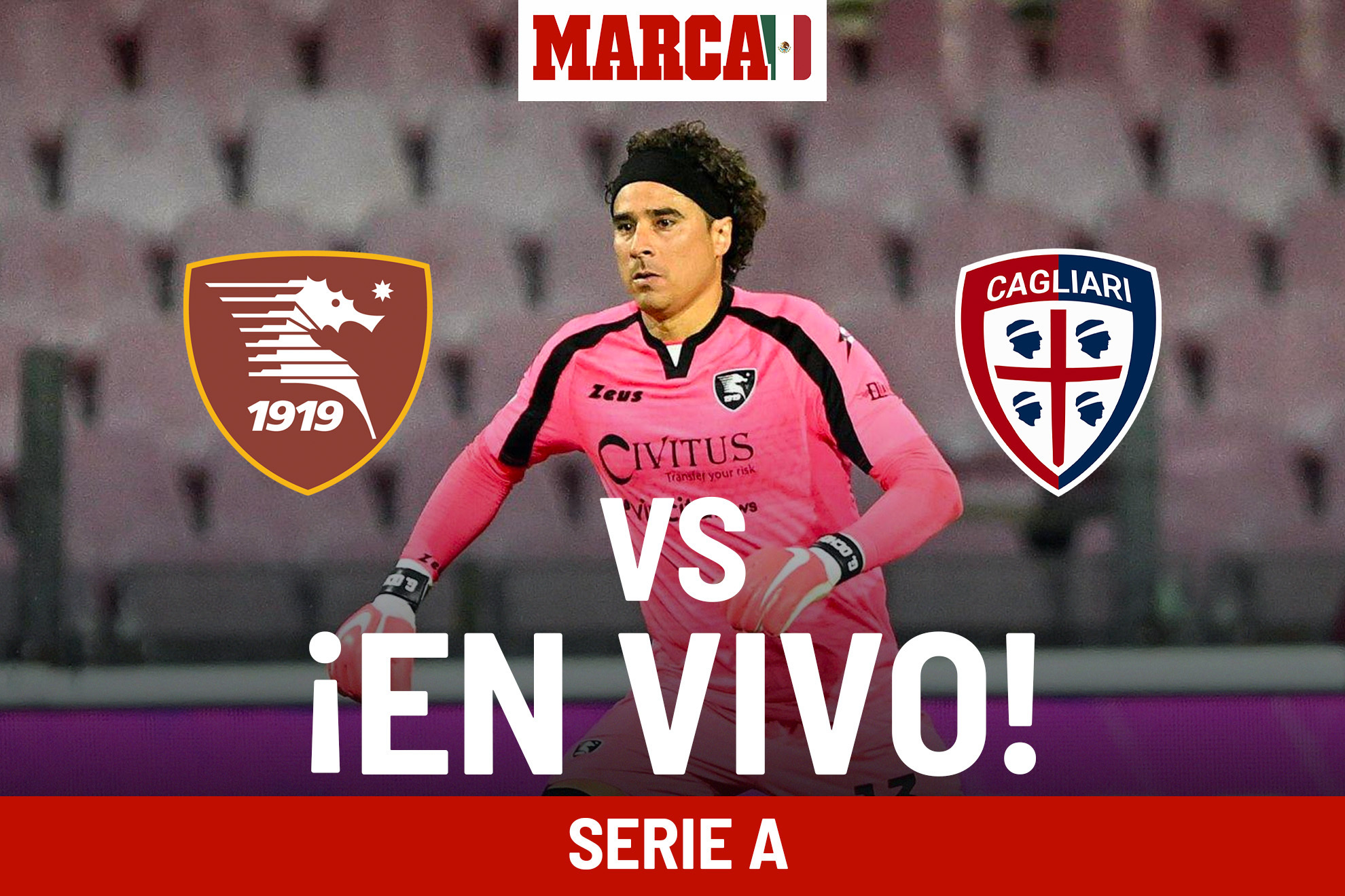 Salernitana vs Cagliari EN VIVO Online. Partido hoy - Memo Ochoa en Serie A  2023 J9, image size:1980x1320