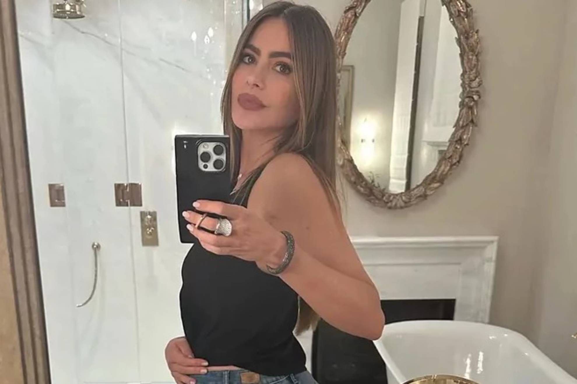 La actriz de Modern Family deleit� a sus seguidores con estas fotos.