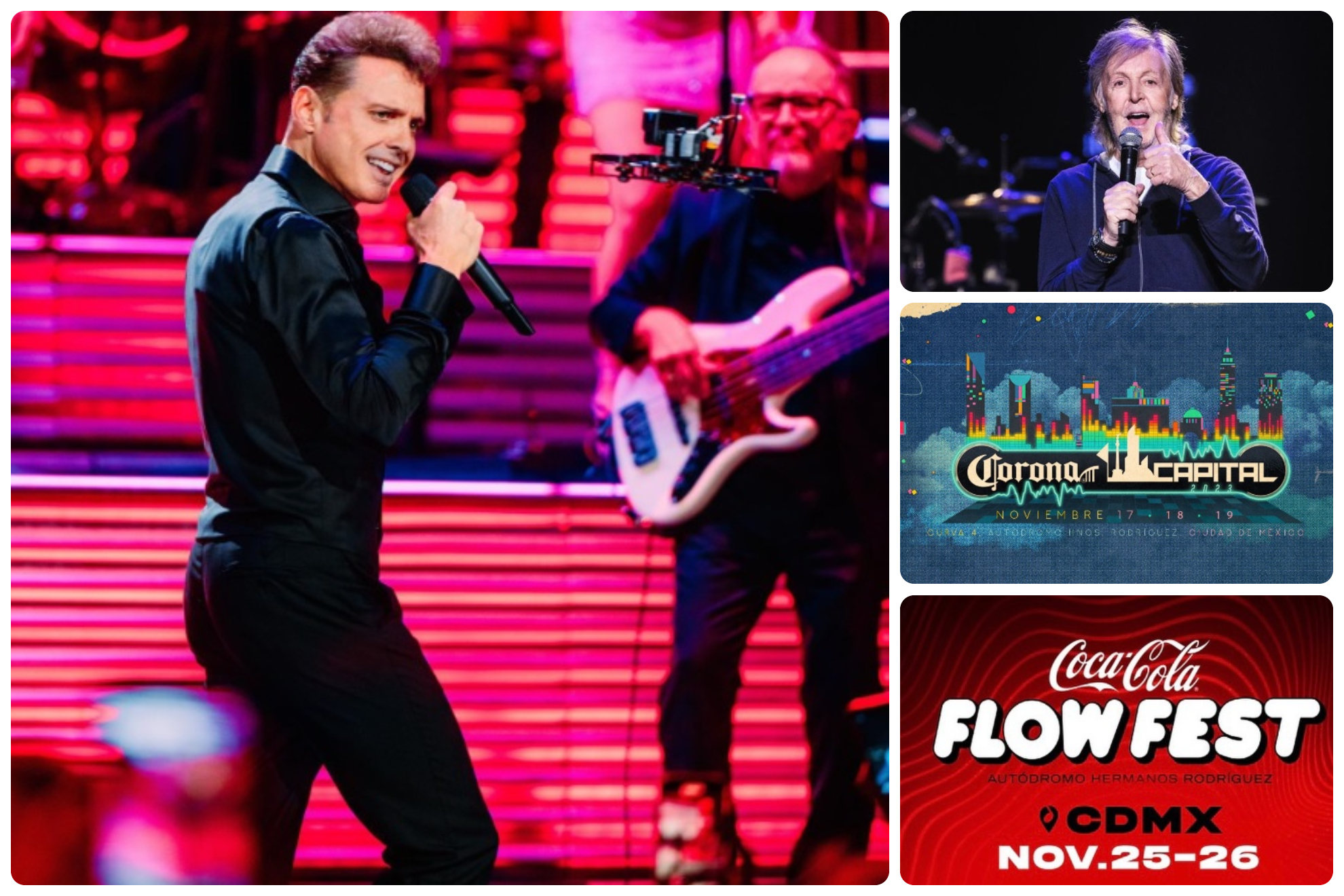 Artistas de talla mundial se presentar�n en CDMX este mes.