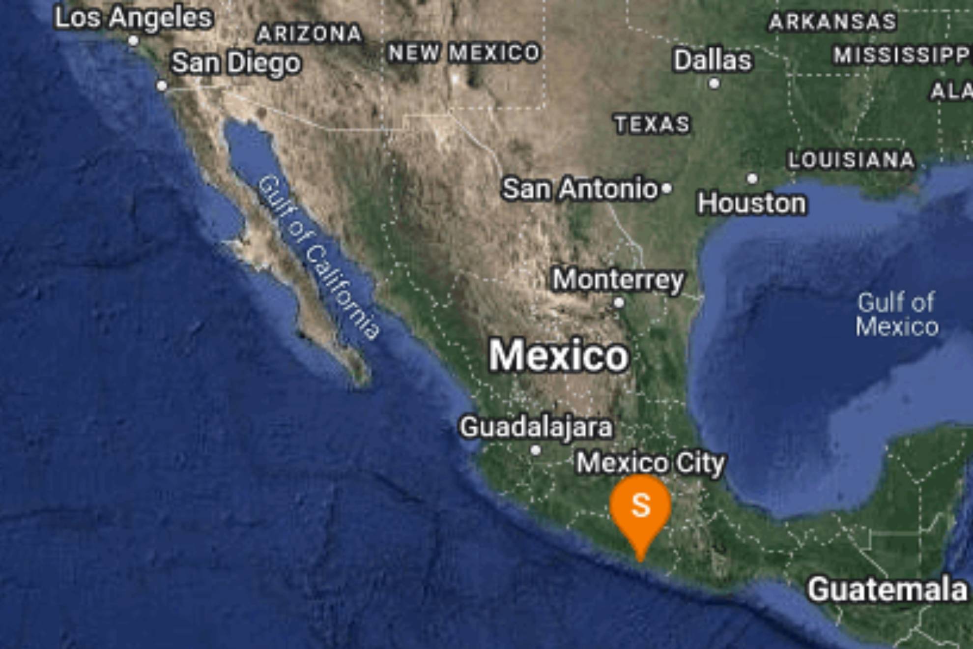 El sismo fue en San Marcos, Guerrero. Se sinti� en CDMX