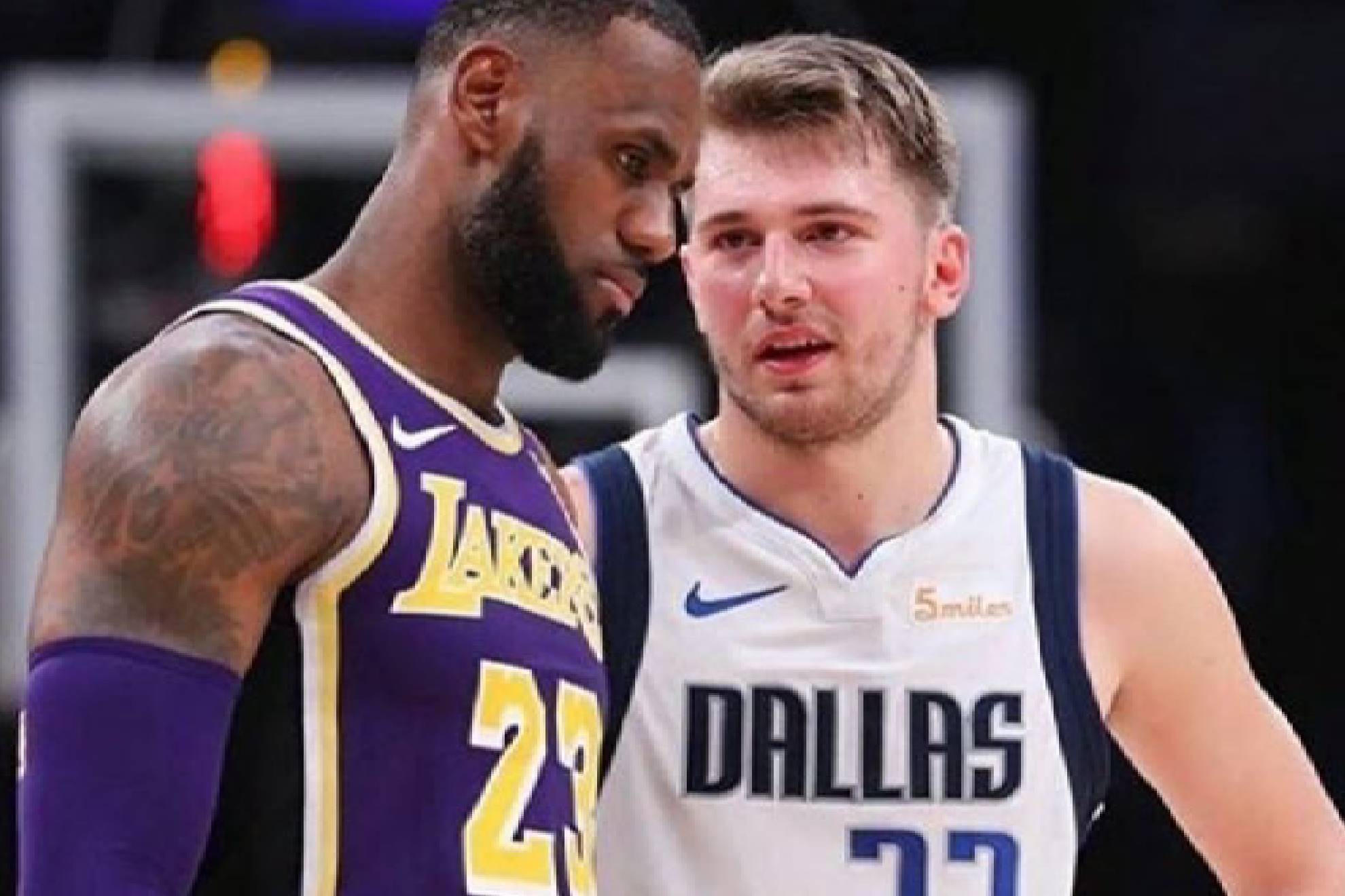 LeBron James con Lakers y Luka Doncic por Mavs, se medir�n en la duela de la NBA