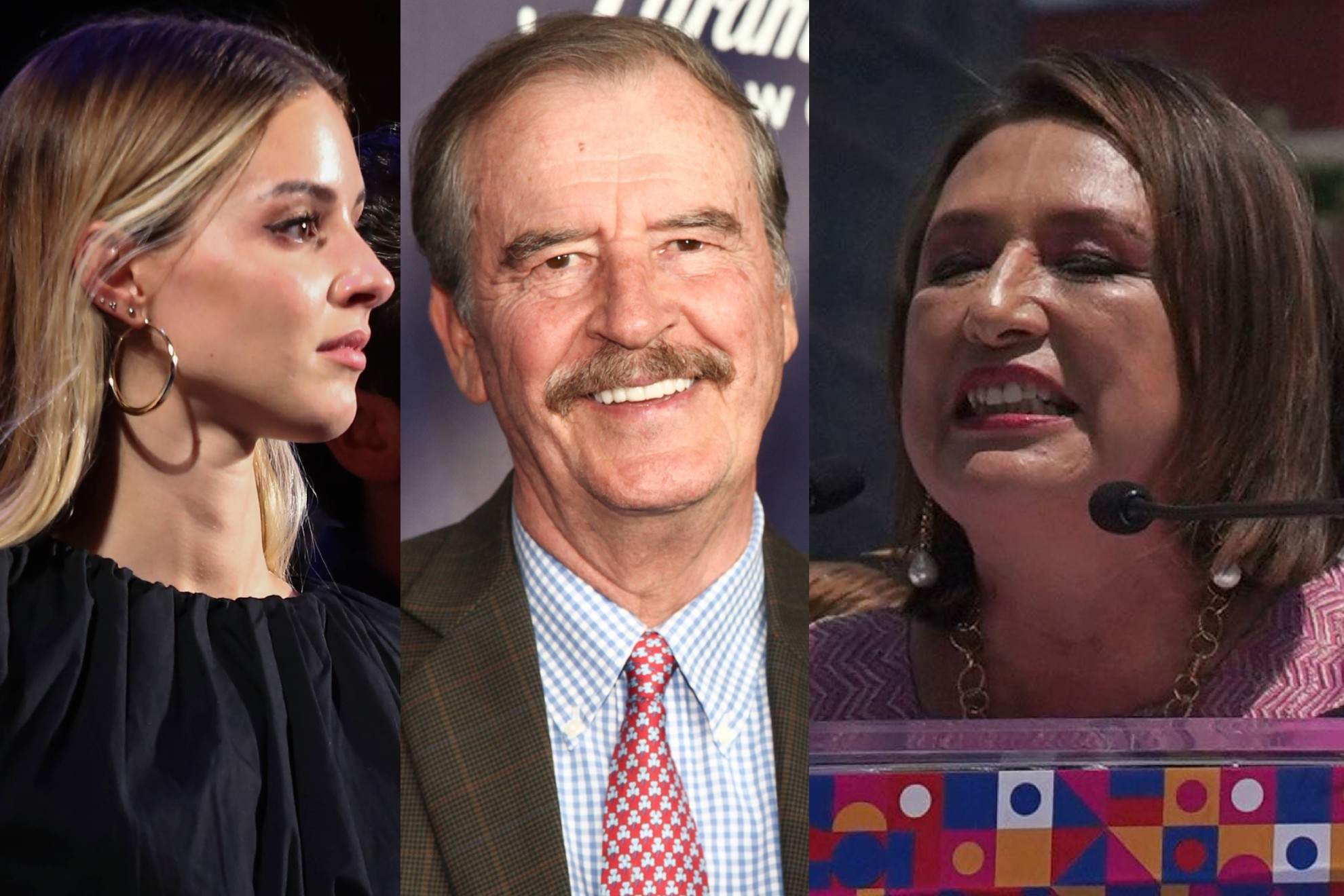 Mariana Rodr�guez, Vicente Fox y X�chitl G�lvez