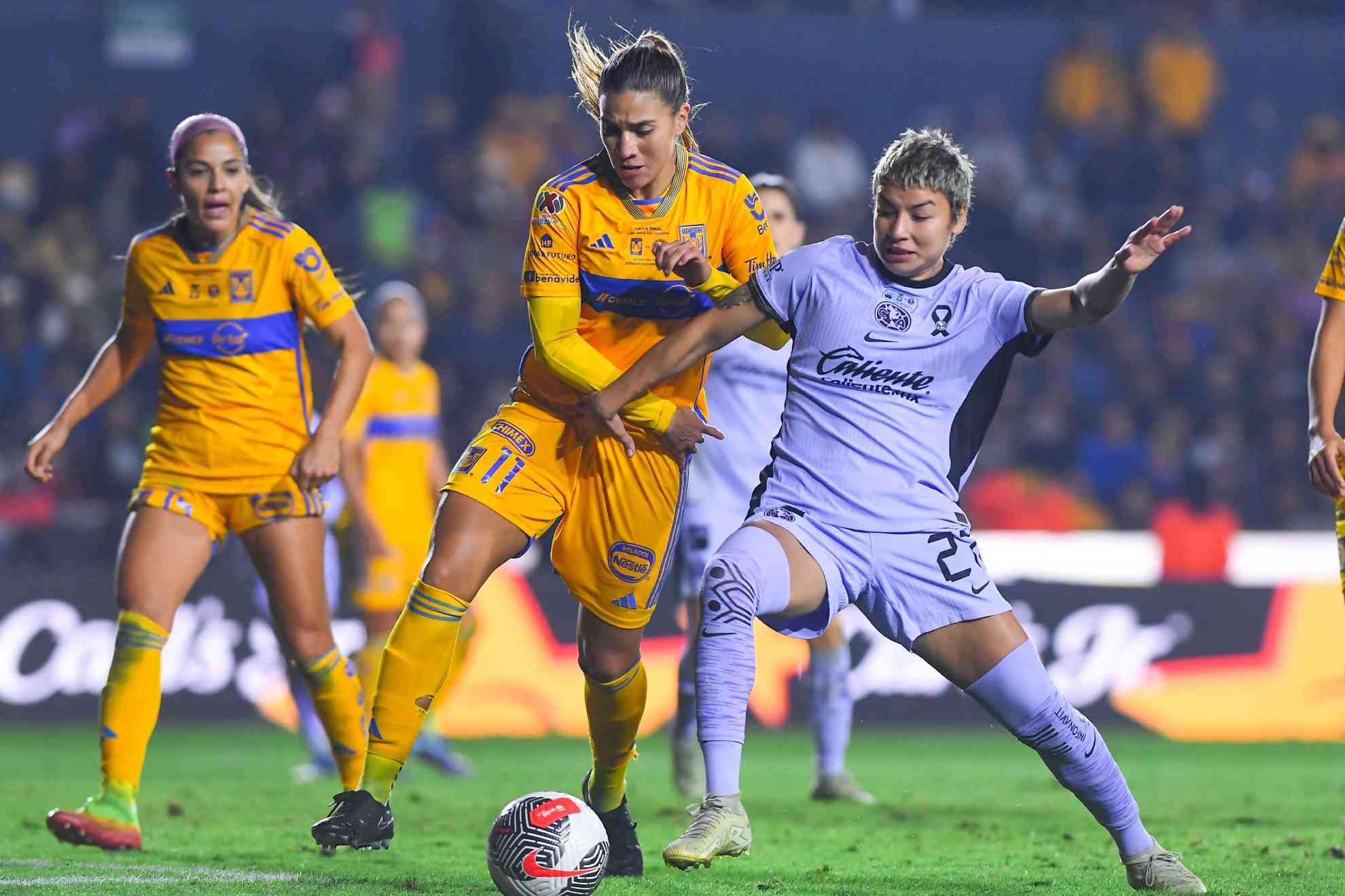 Tigres Femenil vence 3-0 en el global a América. Juego de Vuelta