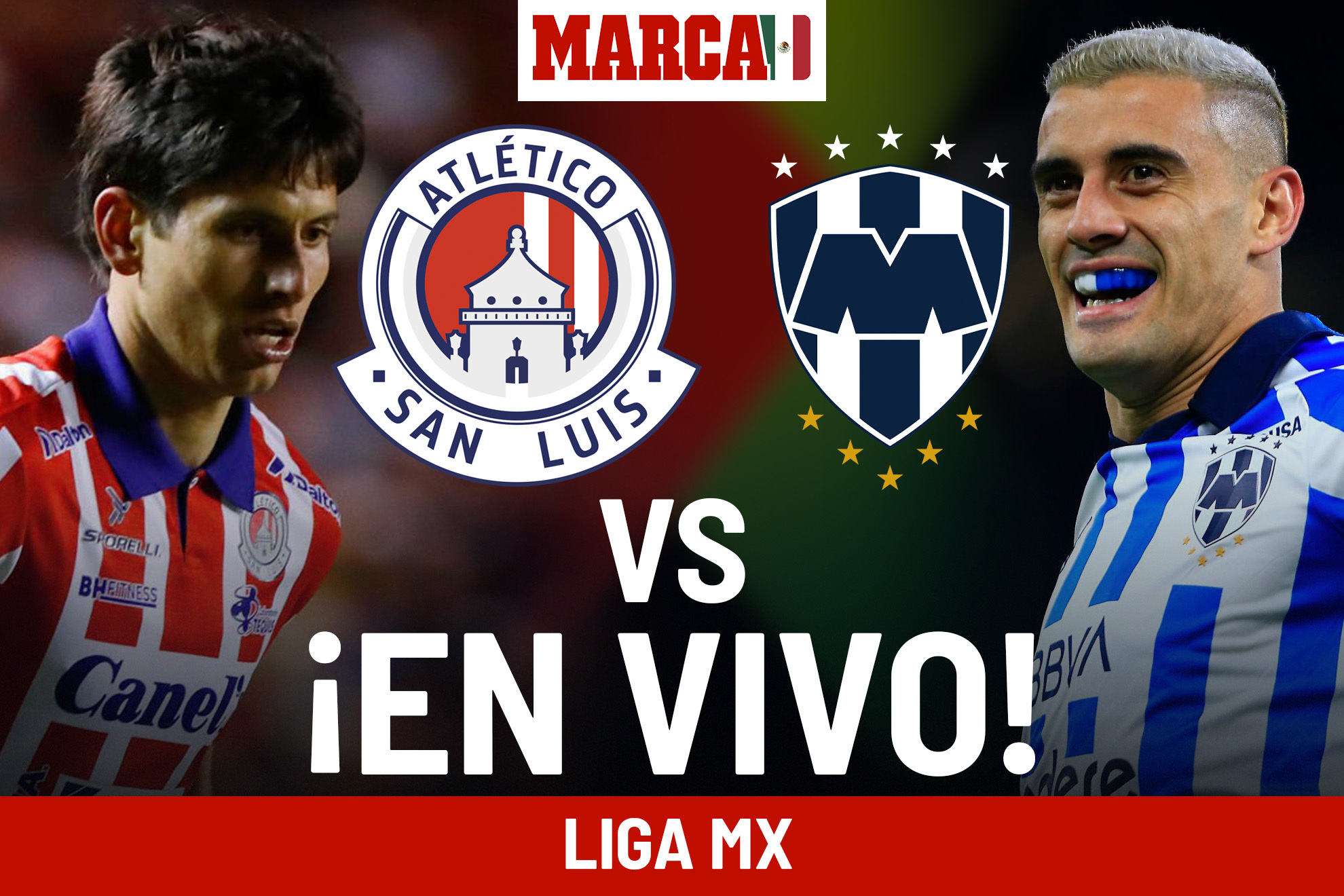 San Luis vs Monterrey EN VIVO. Partido hoy Rayados - Cuartos Ida Liga ...