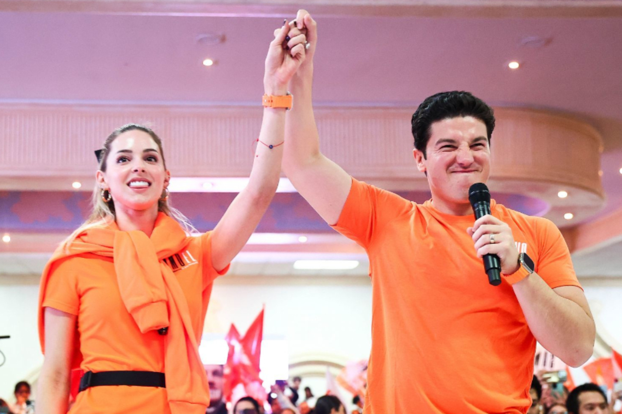 Mariana Rodr�guez y Samuel Garc�a