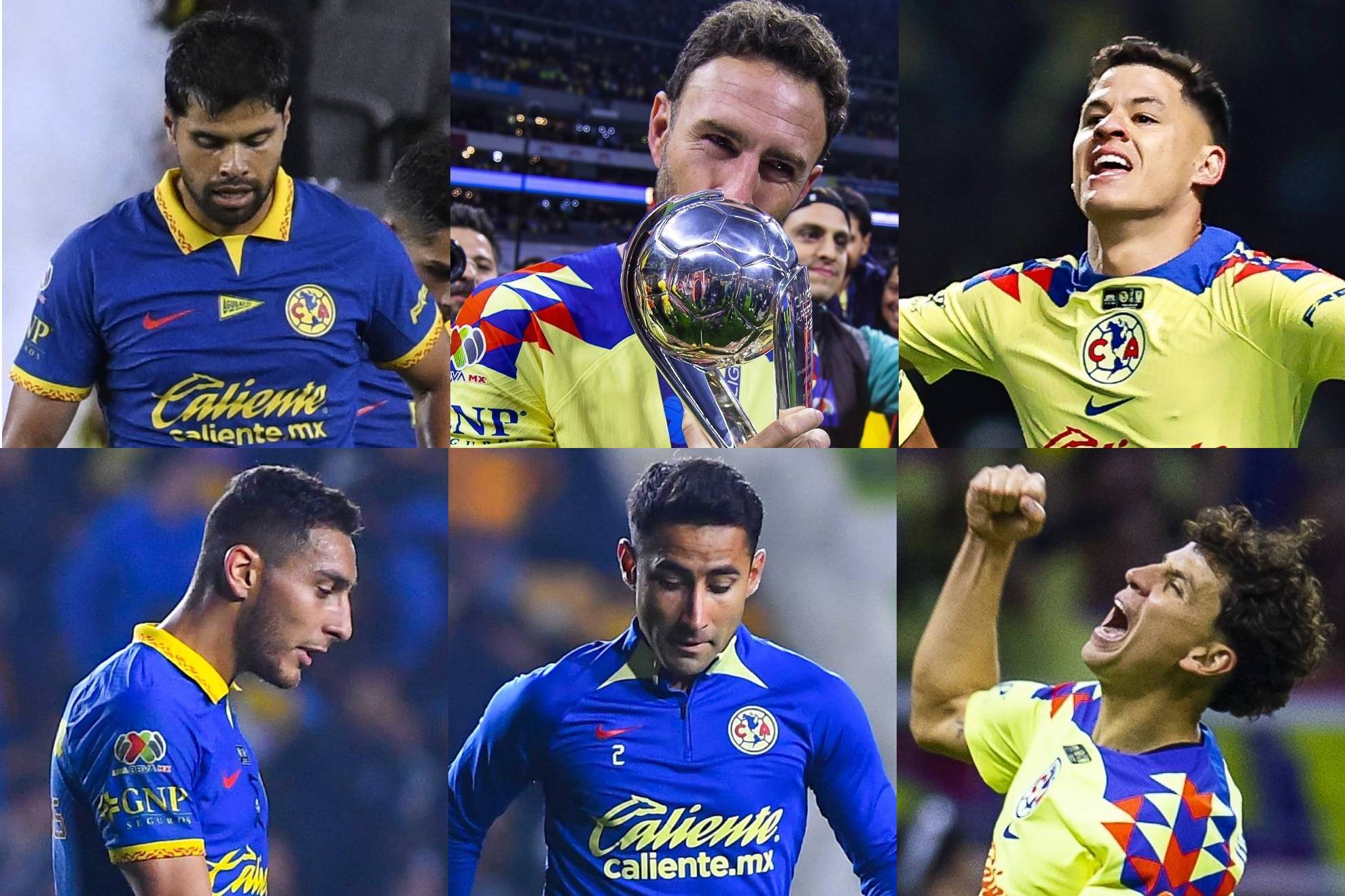 Club Am�rica N�stor Araujo Luis Fuentes Igor Lichnovsky Miguel Lay�n Sebasti�n C�ceres Richard S�nchez Liga MX