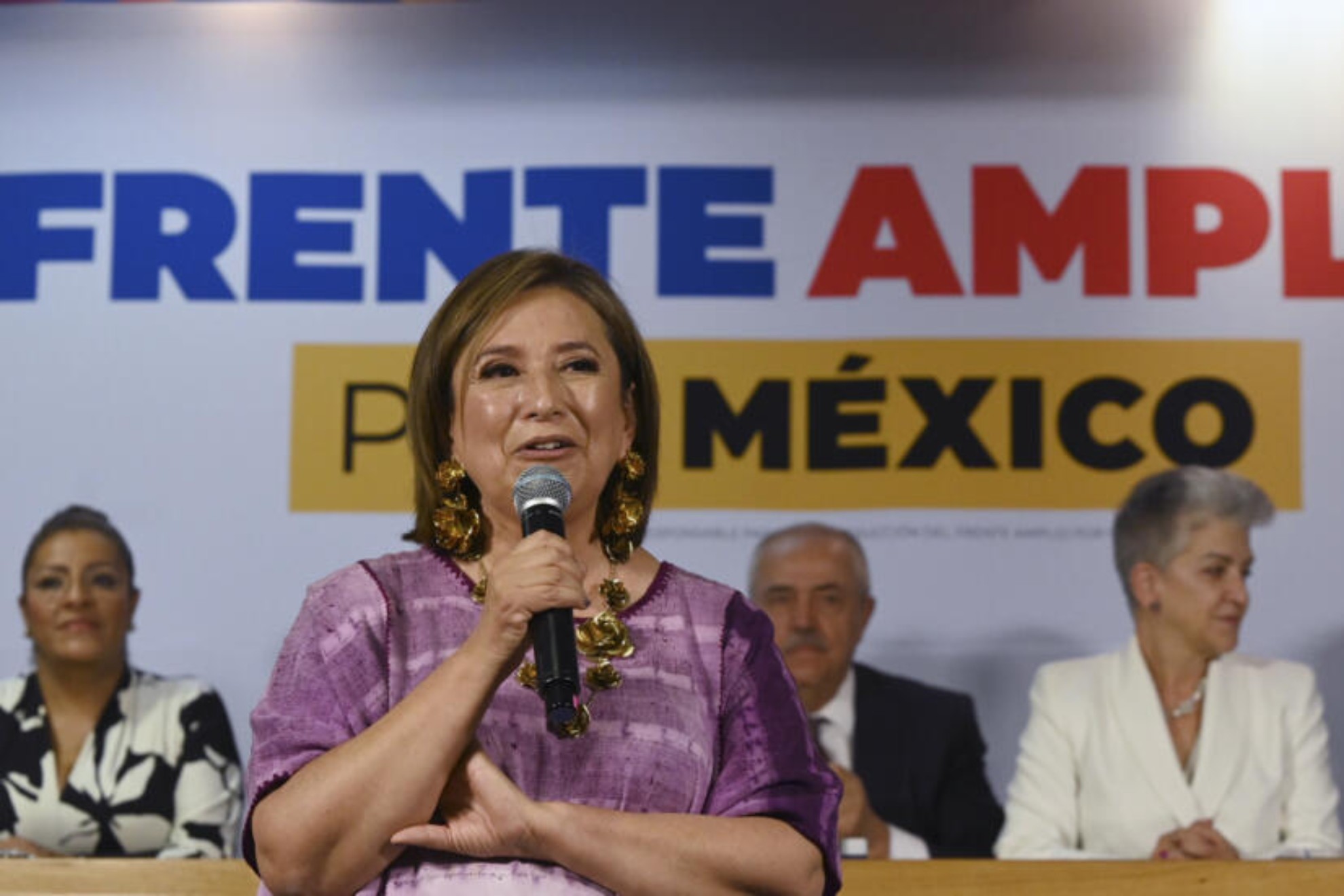 X�chitl G�lvez fue contundente contra el Gobierno Federal.