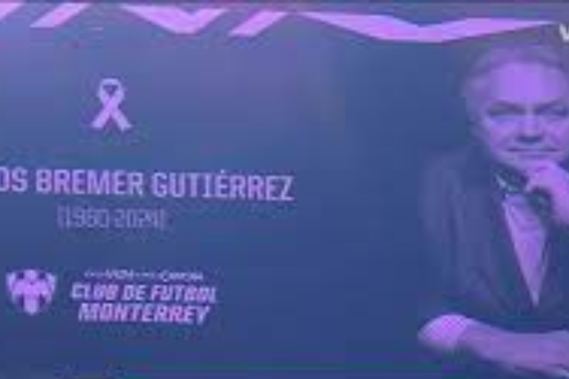 Carlos Bremer recibi� un minuto de silencio en el estadio BBVA.