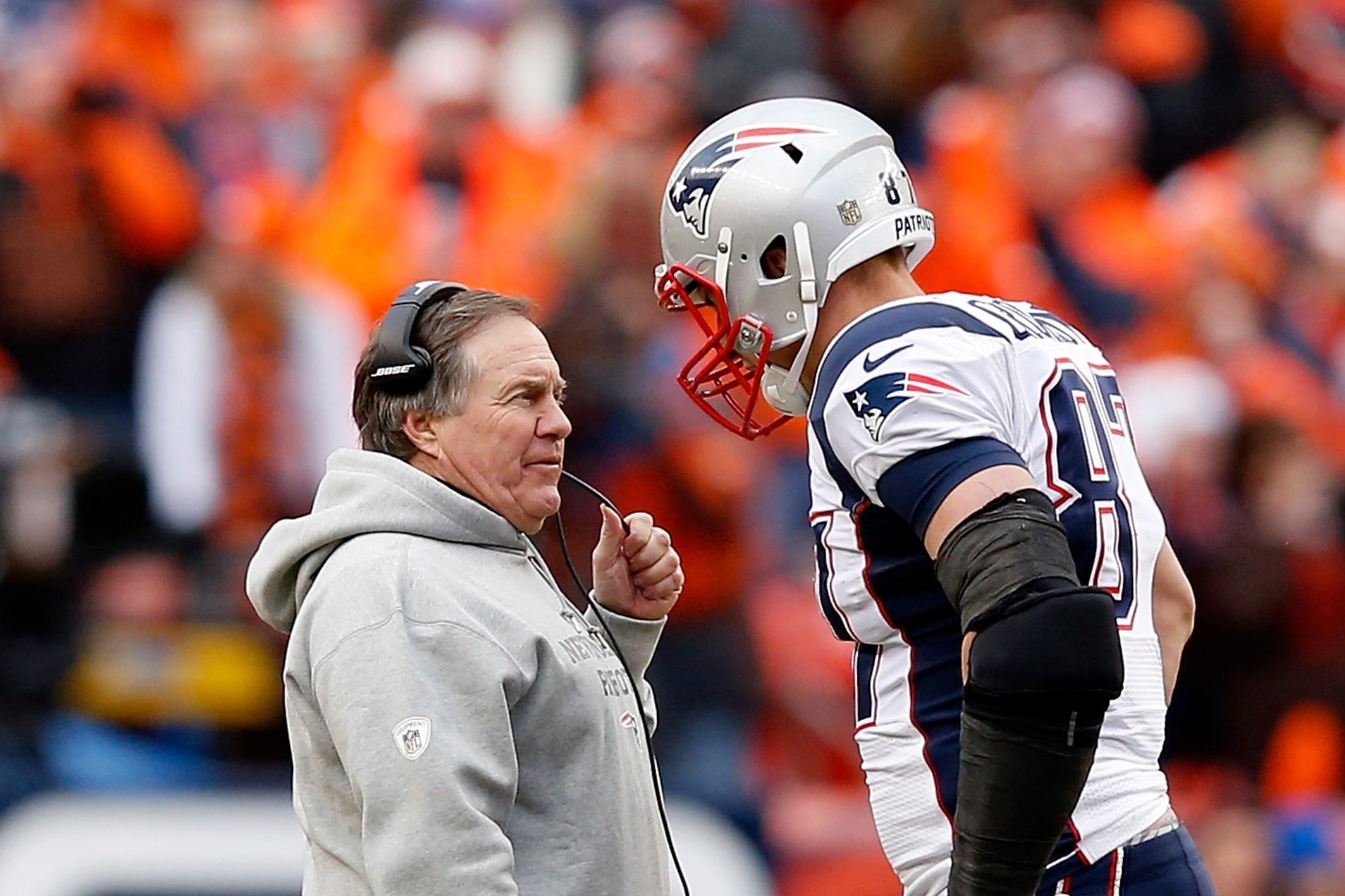 Belichick tuvo plena confianza en un hombre indisciplinado y desconocido...Gronk.