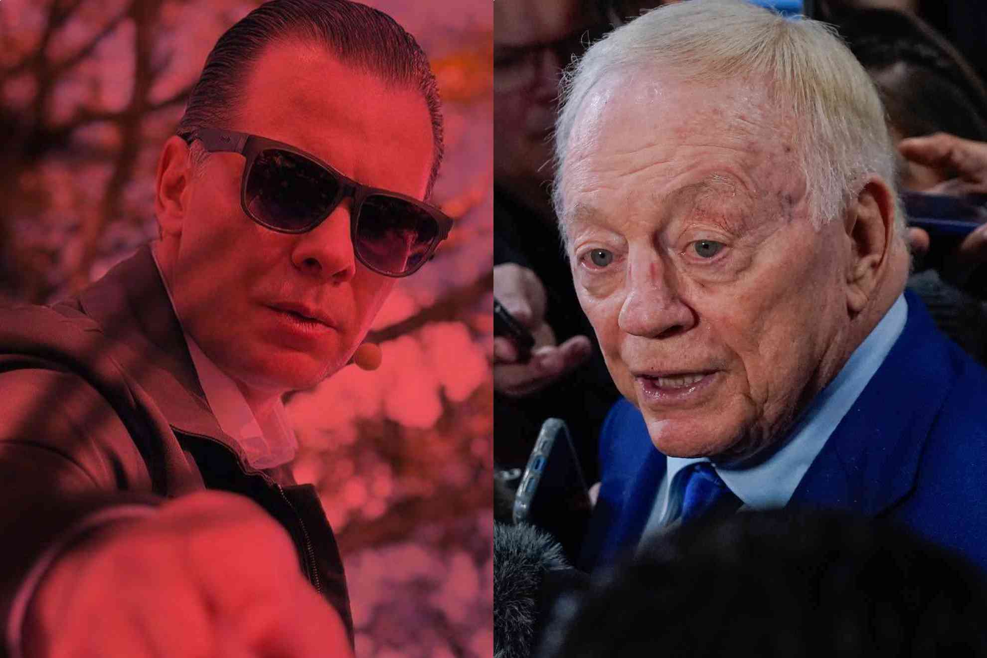 Christian Martinoli y Jerry Jones.