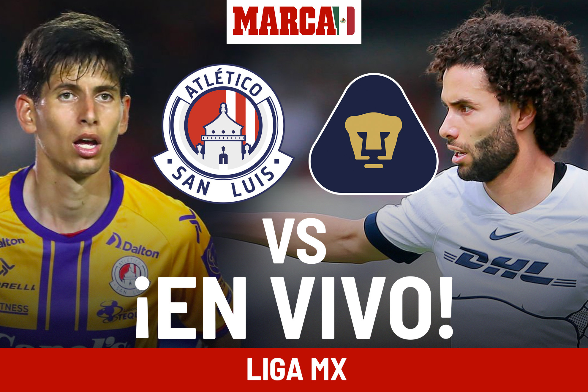 Atlético San Luis vs Pumas EN VIVO Online. Partido hoy UNAM - Liga MX 2024