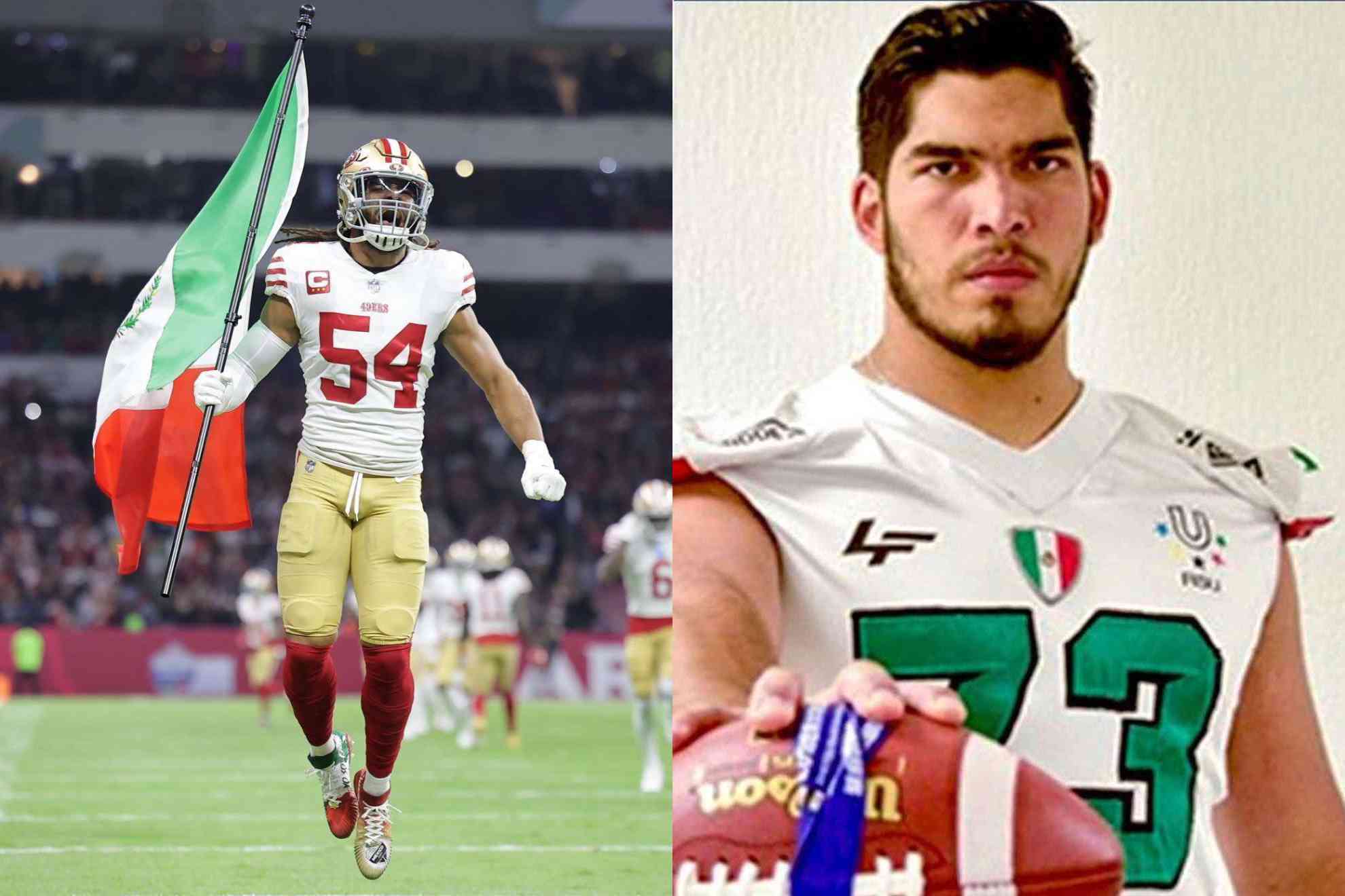 Fred Warner e Isaac Alarc�n.