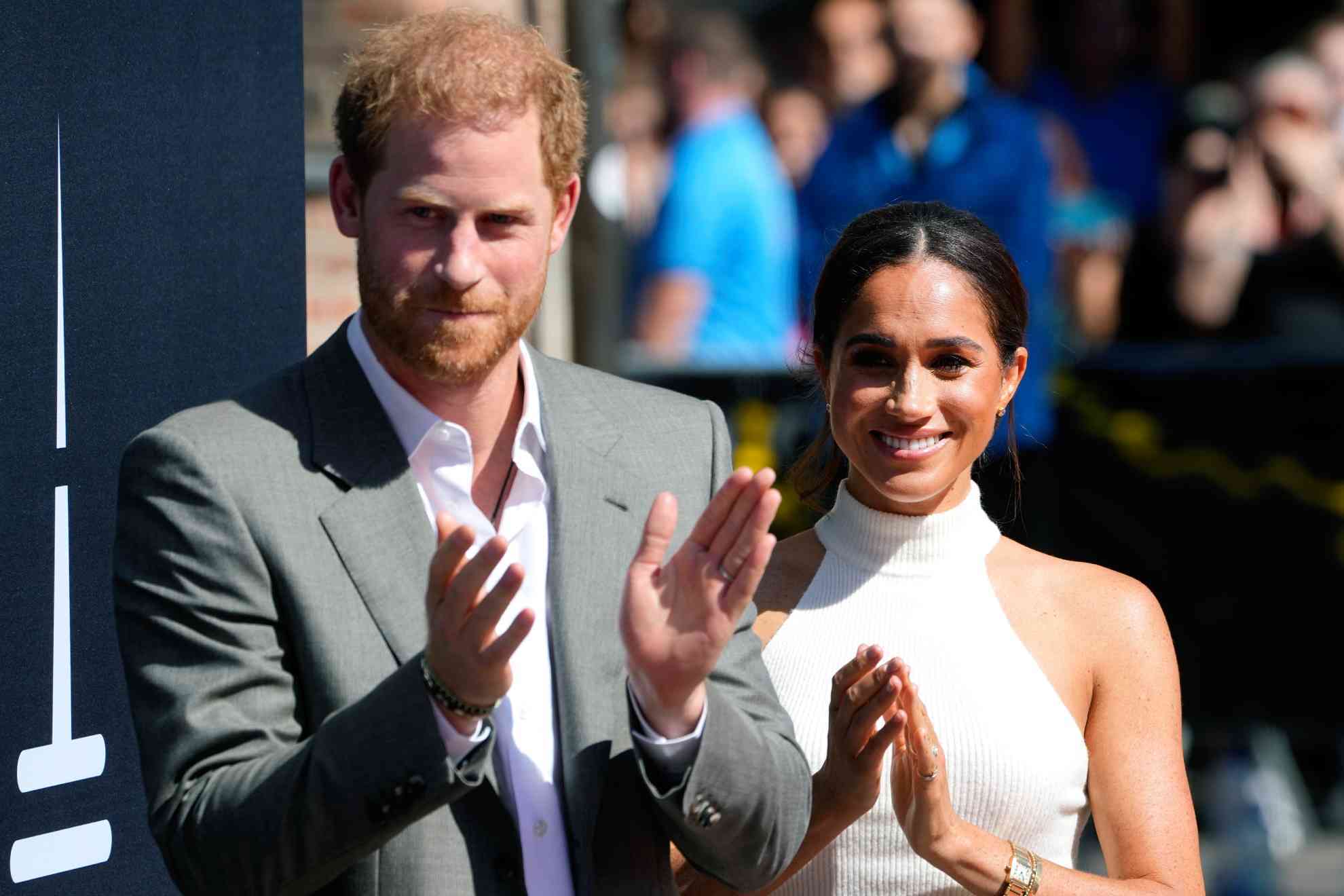 El Pr�ncipe Harry y Meghan Markle.