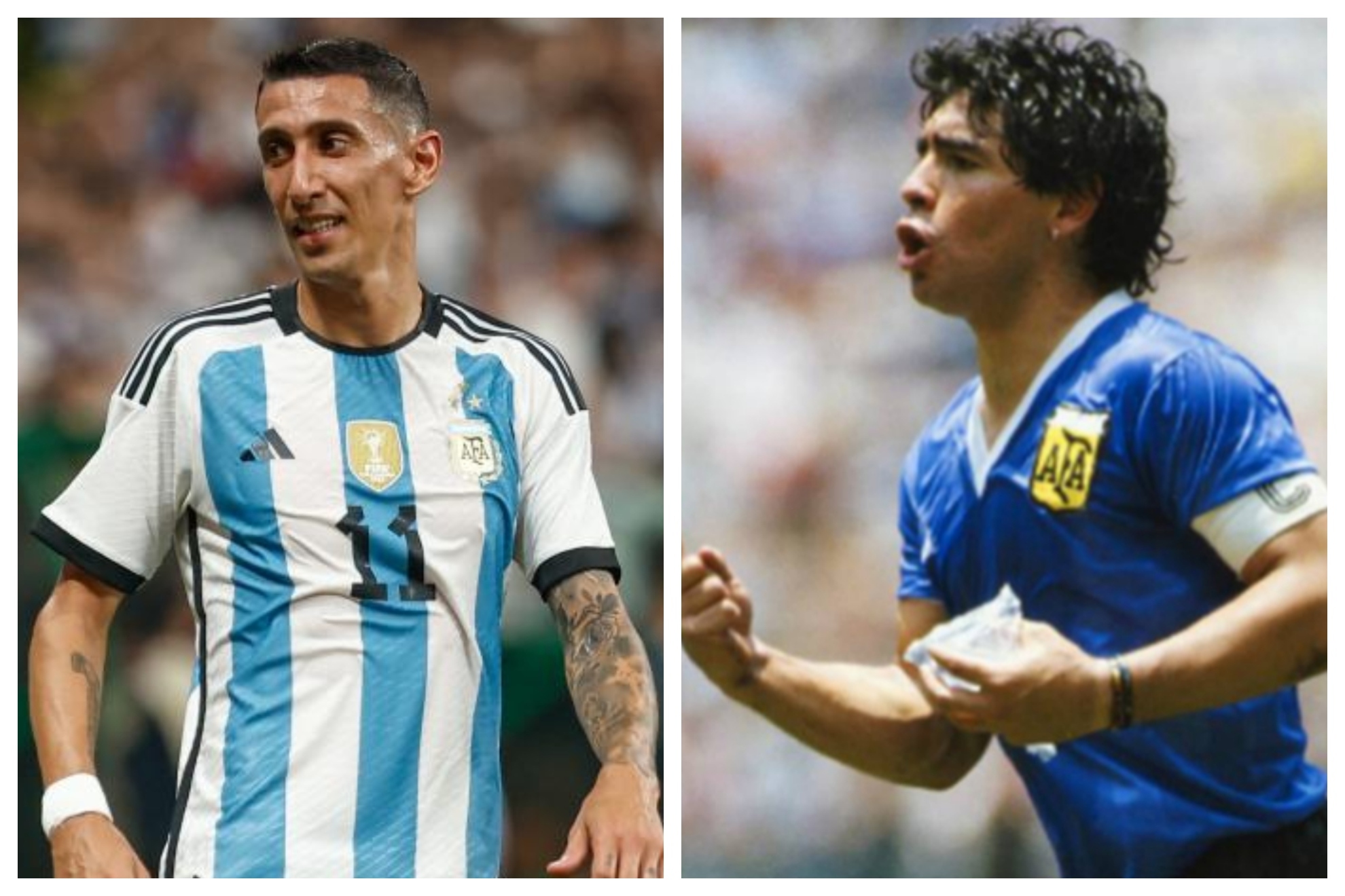 Di Mar�a y Maradona