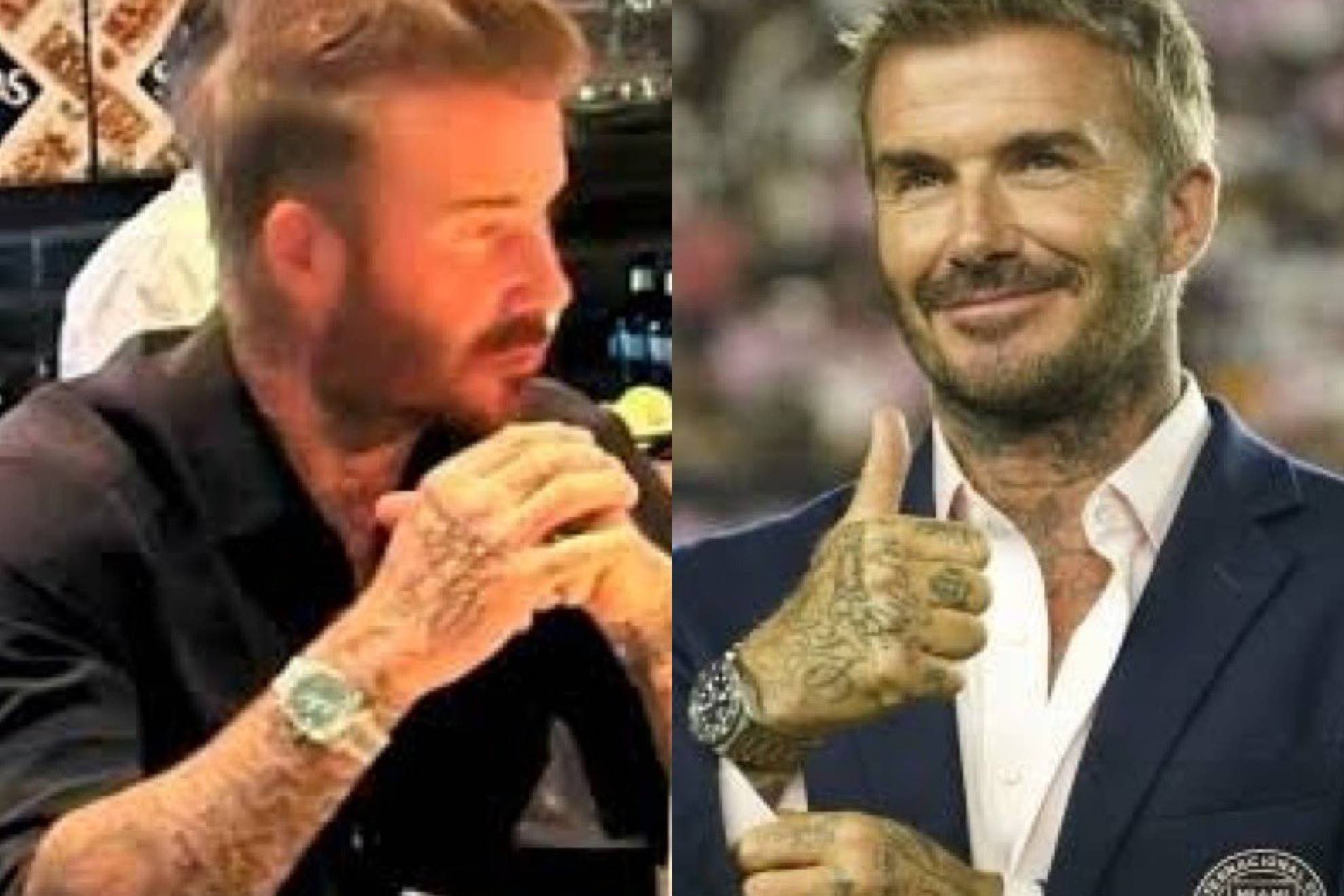 David Beckham, presidente del Inter Miami, est� en M�xico para el partido de Concacaf Champions Cup.