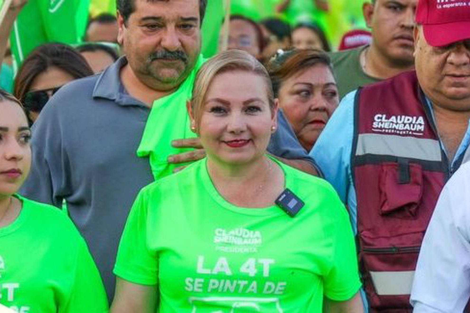 Graciela Villarreal durante su campa�a
