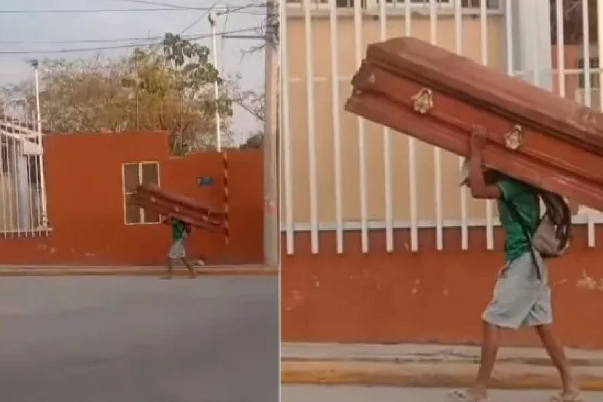 Un hombre fue detenido en Morelos por robar un ata�d de un pante�n.