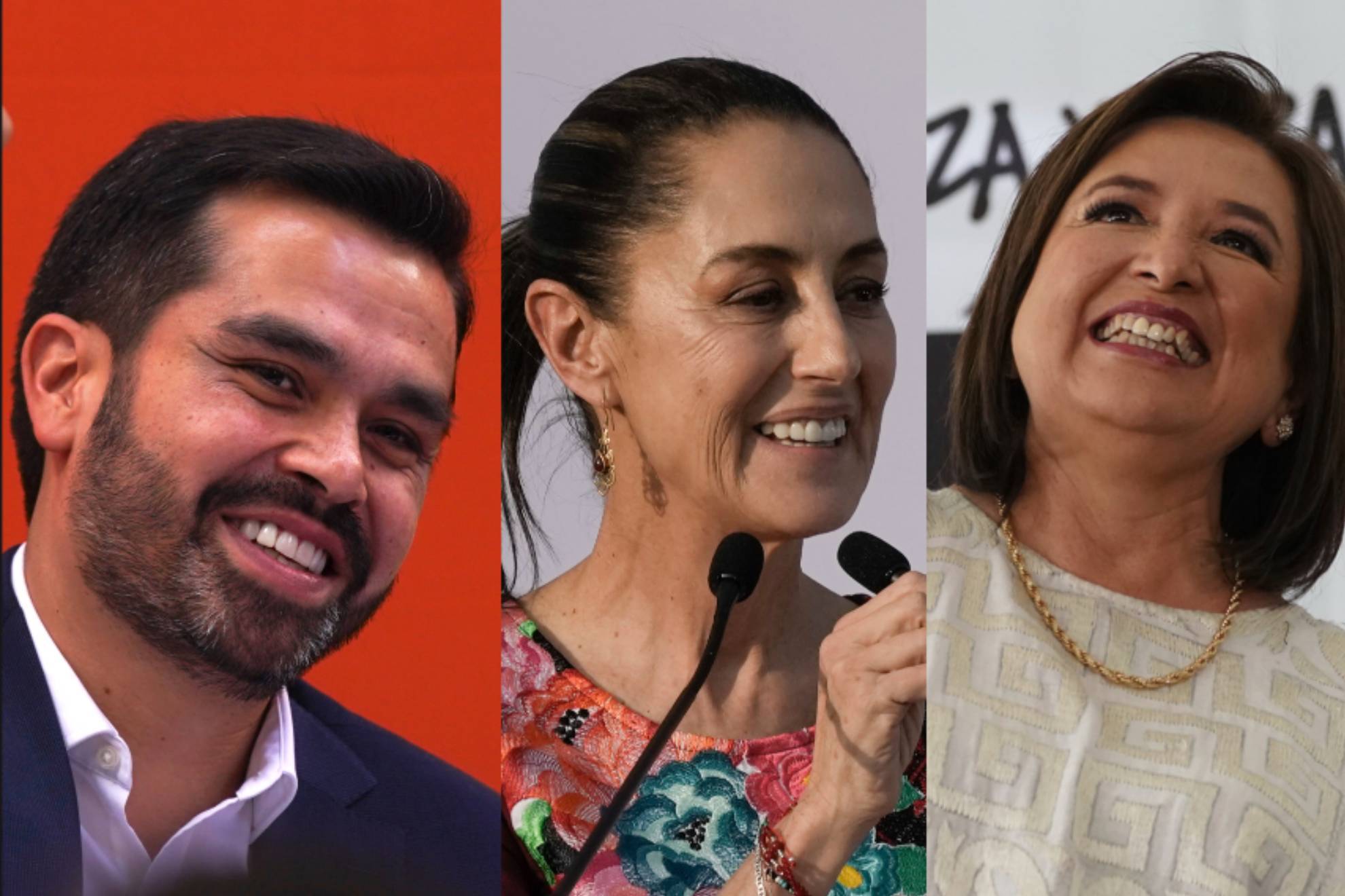 M�ynez, X�chitl y Sheinbaum tienen todo listo para su cierre de campa�a