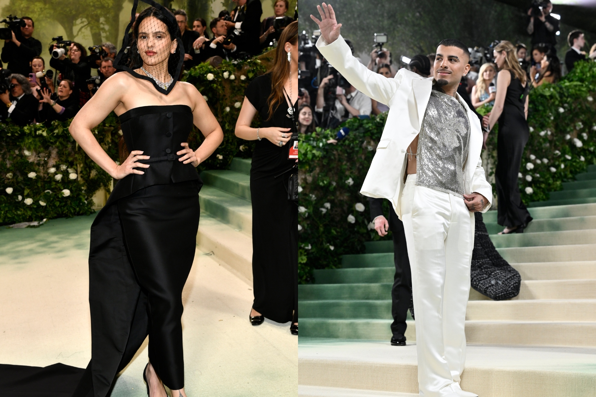 Pillan a Rosal�a y Rauw Alejandro juntos antes de la Gala MET