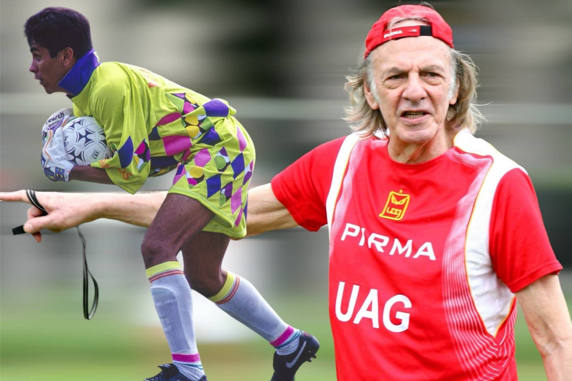 Jorge Campos y C�sar Luis Menotti.