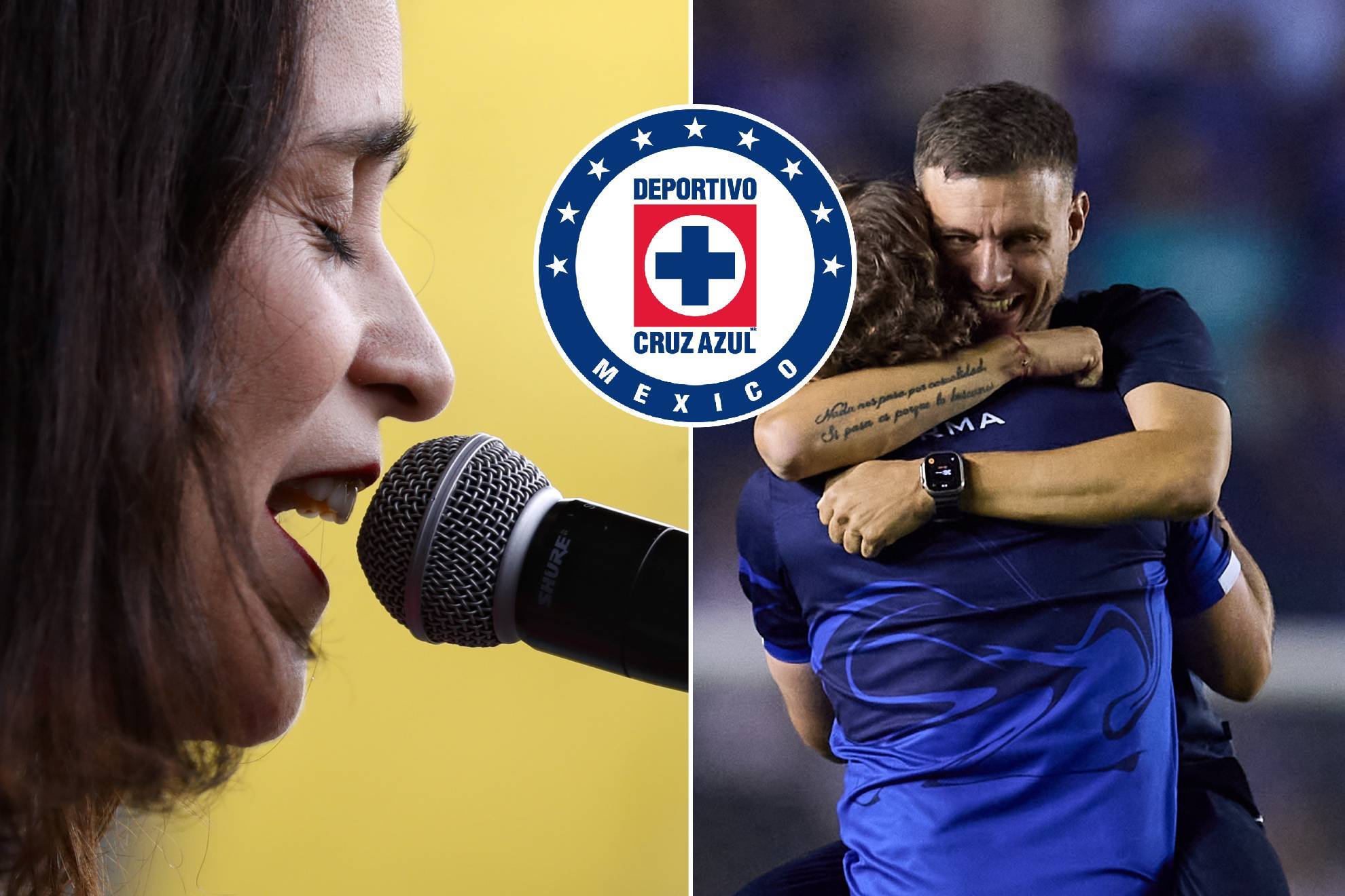 Cruz Azul y otra �maldici�n? llamada Andar conmigo de Julieta Venegas