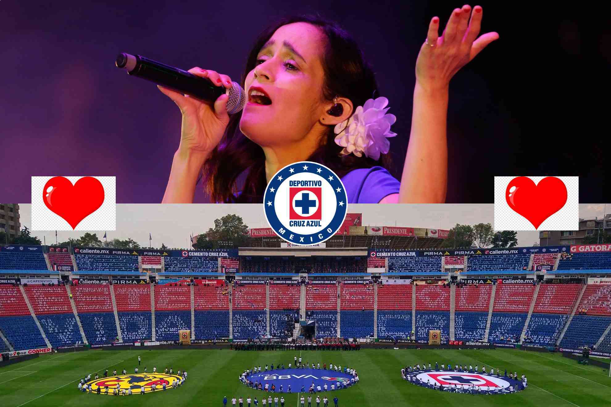 Julieta Venegas y Cruz Azul.