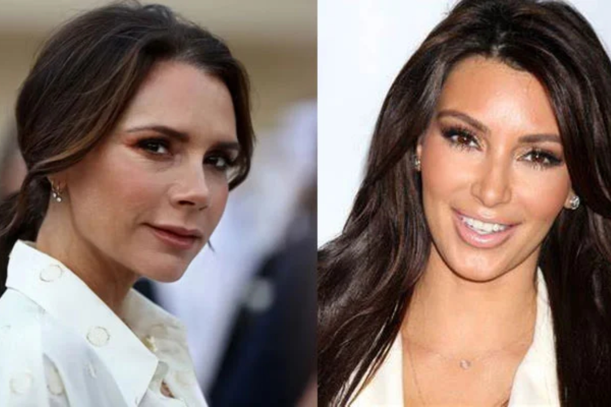 Victoria Beckham y Kardashian estuvieron juntas en la Semana de la Moda