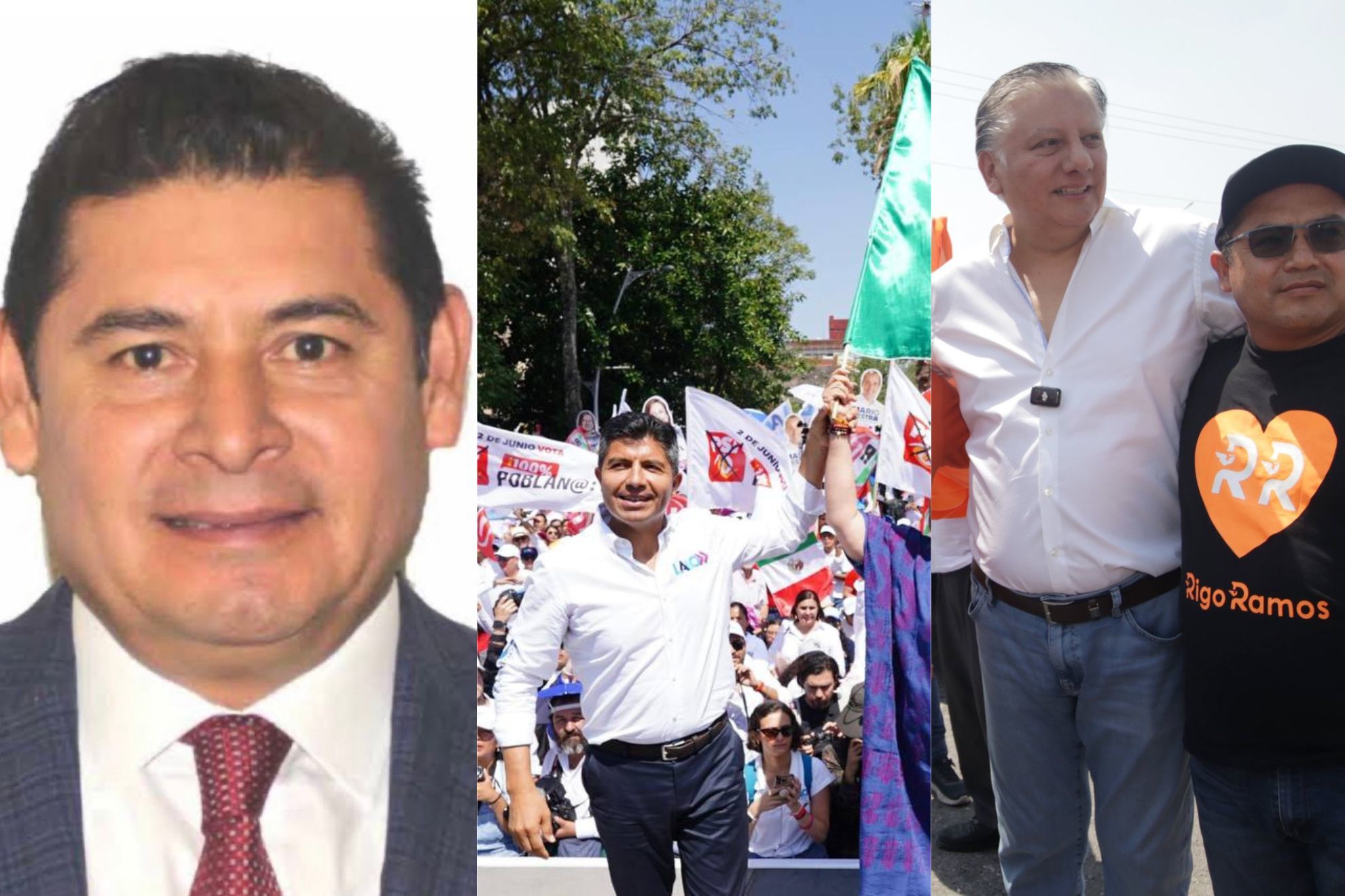 As� van candidatos de Puebla en encuestas